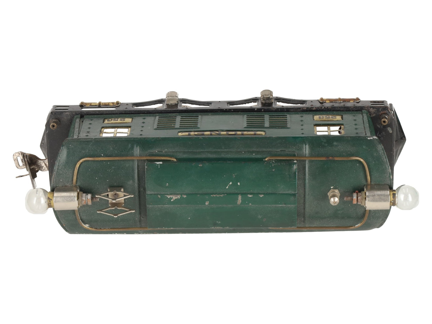 Lionel 253 Vintage O Prewar Green Tinplate Electric Locomotive VG