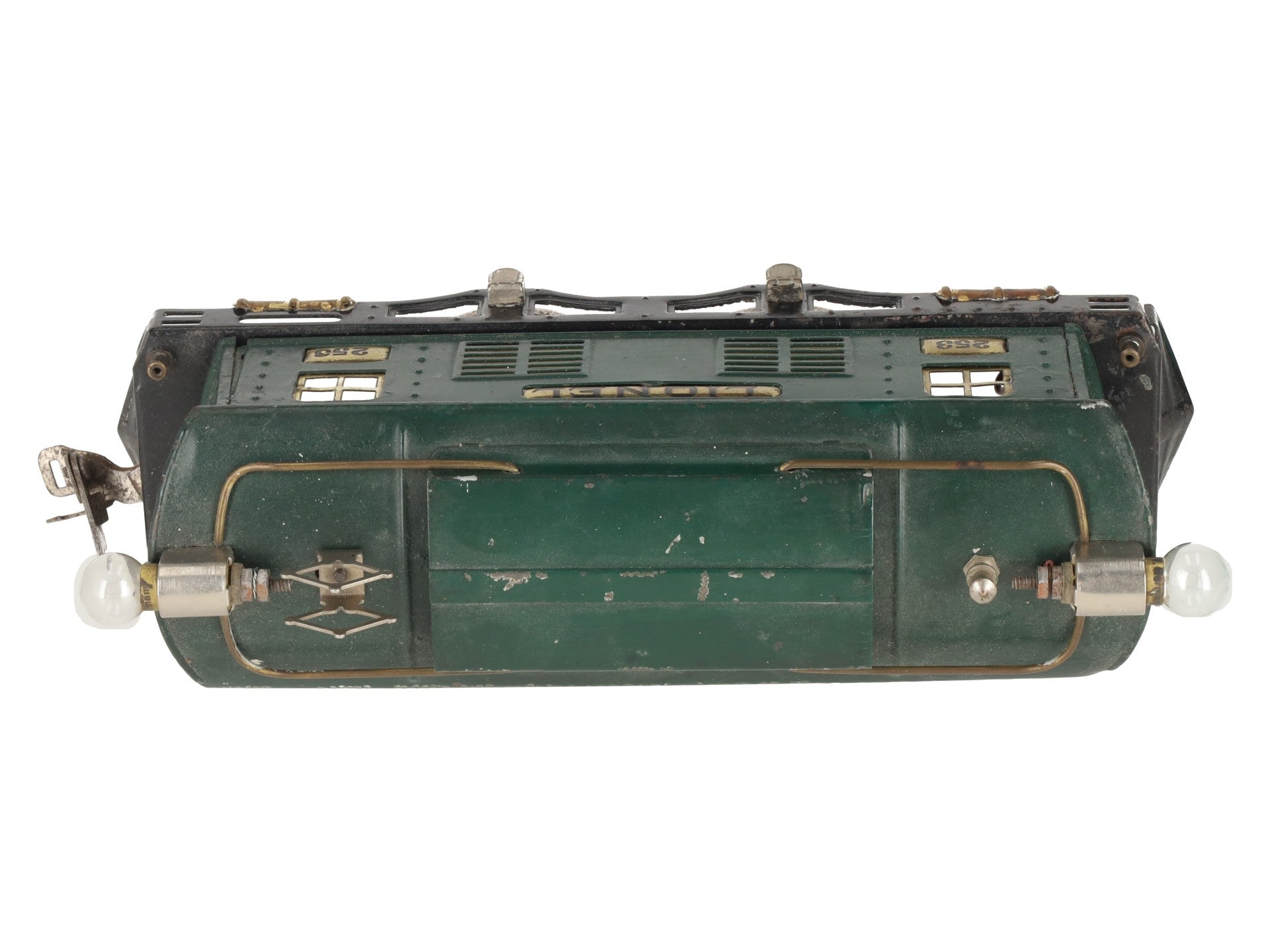 Lionel 253 Vintage O Prewar Green Tinplate Electric Locomotive VG