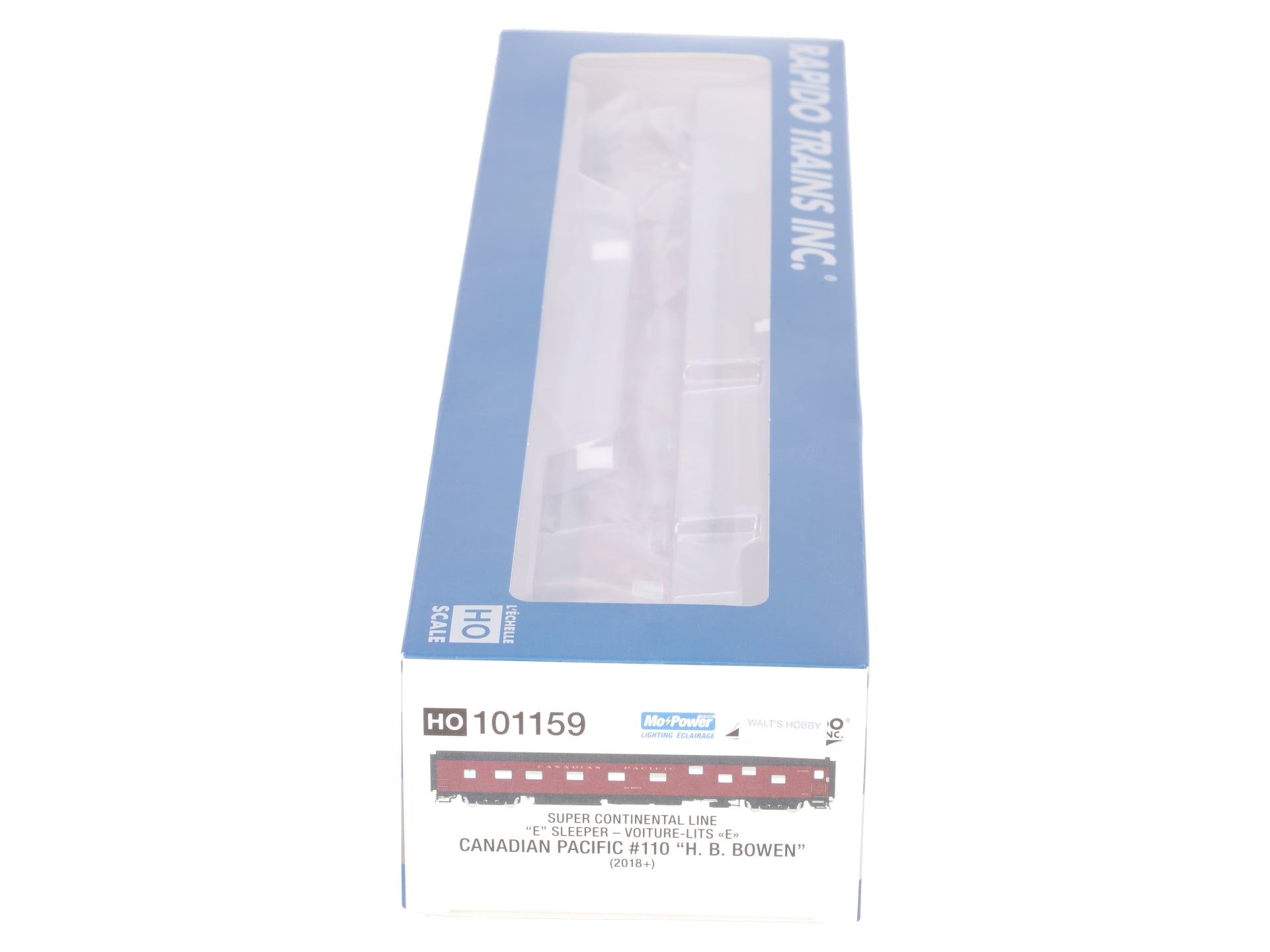 Rapido Trains 101159 HO Canadian Pacific 'H.B. Bowen' E-Series Sleeper #110 LN/Box