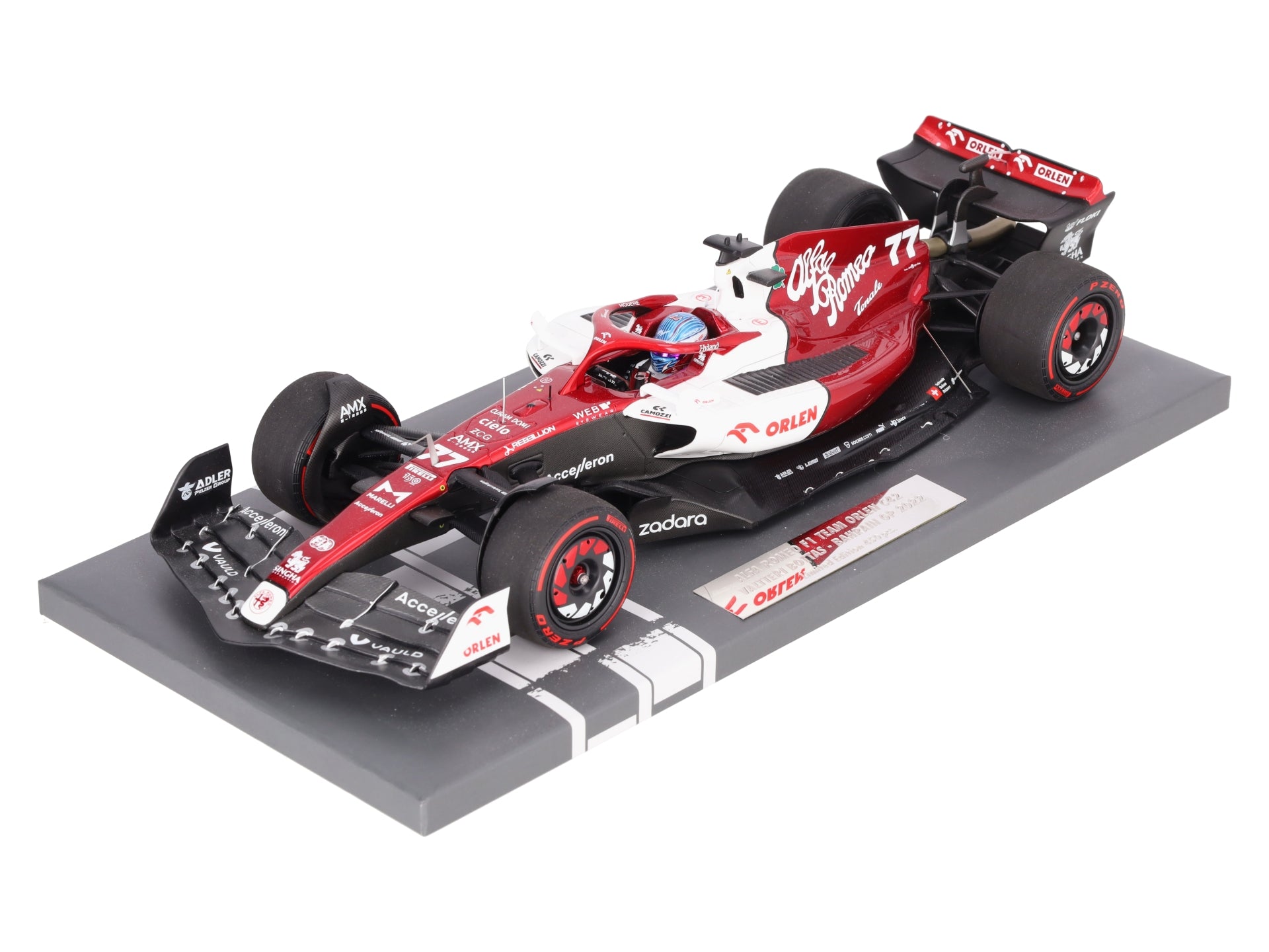 Minichamps 117220177 1:18 Alfa Romero F1 Team Orlen C42 Valtteri Bottas LN/Box