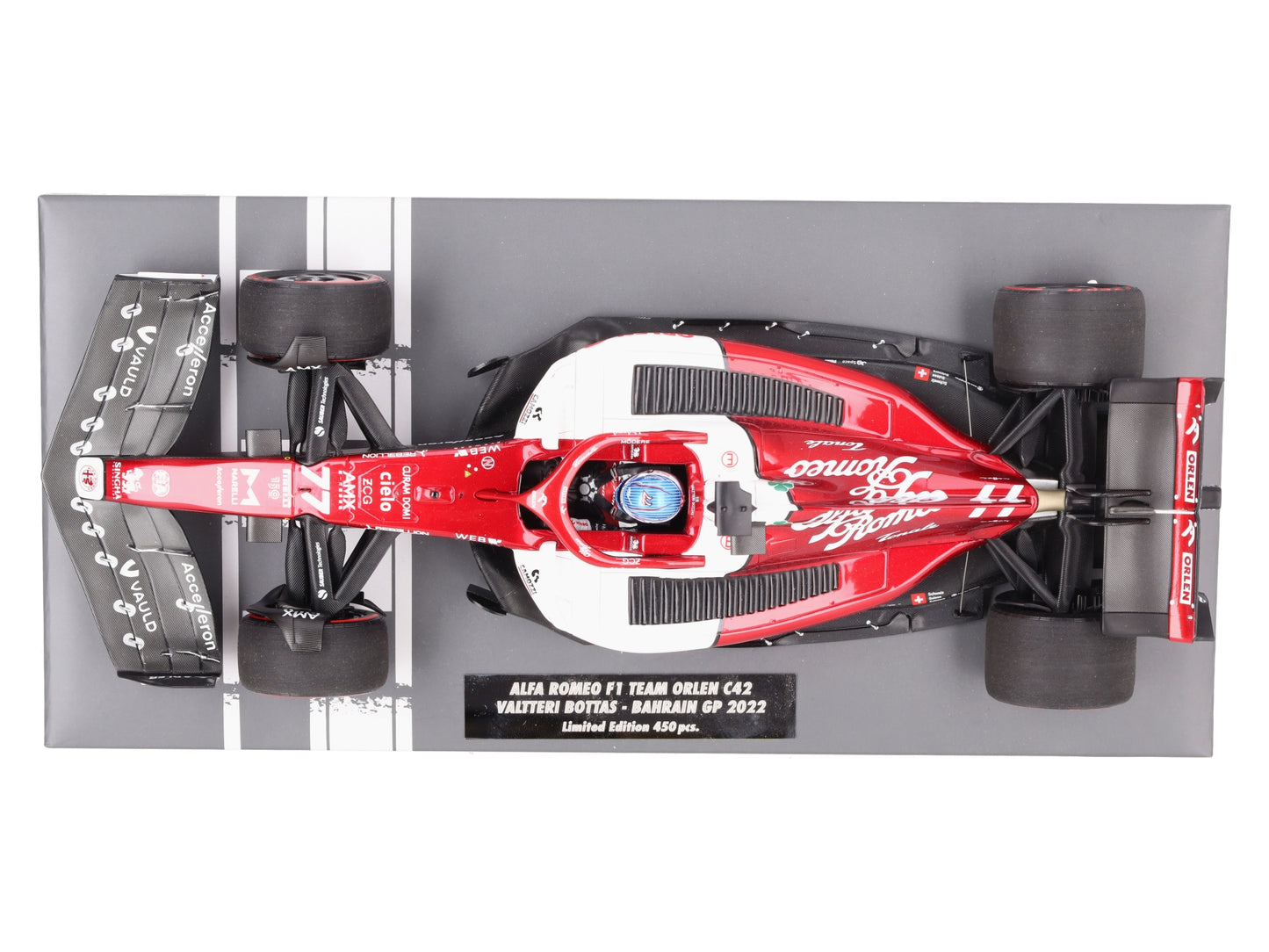 Minichamps 117220177 1:18 Alfa Romero F1 Team Orlen C42 Valtteri Bottas LN/Box