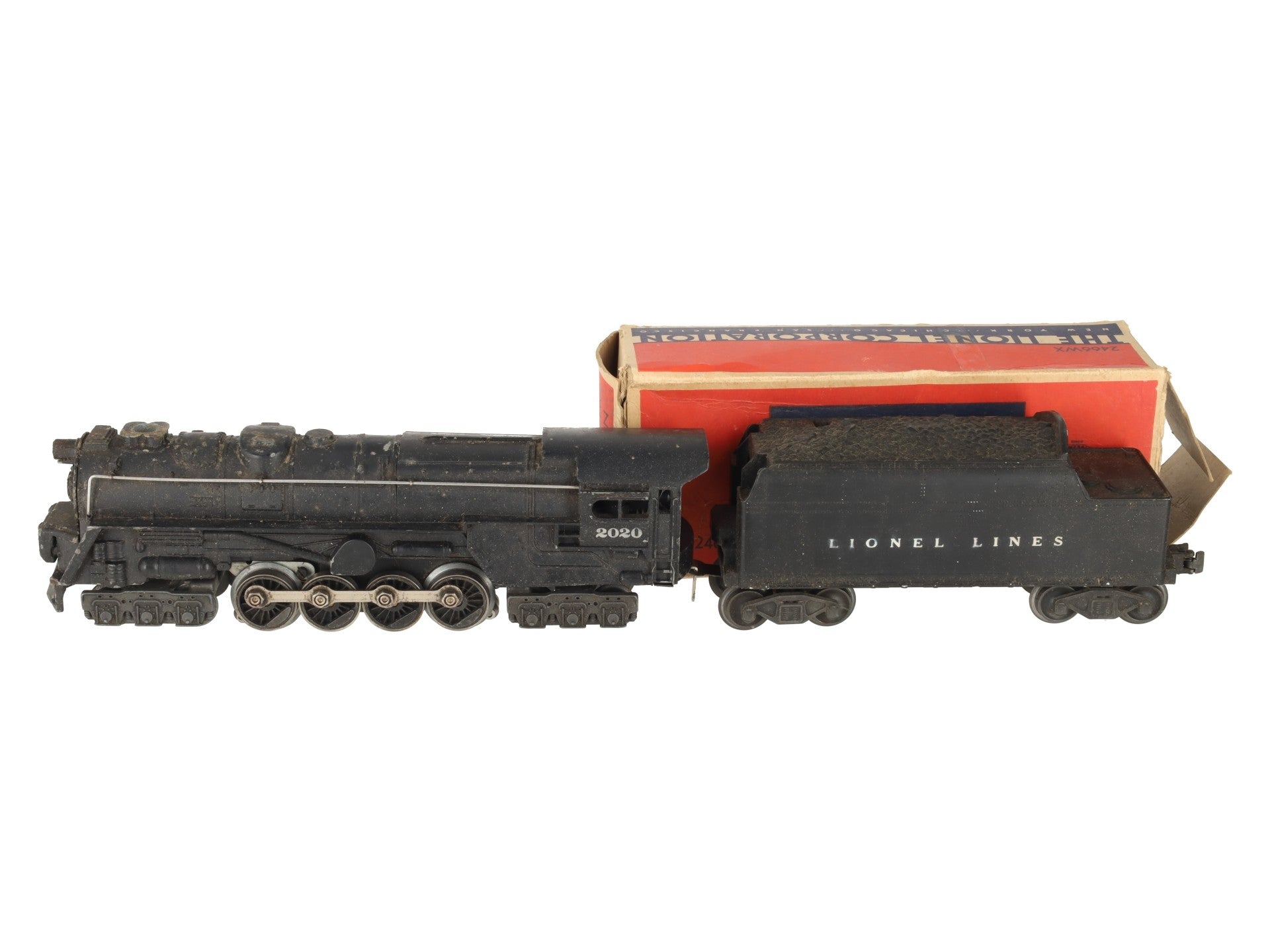 Lionel 2020 Vintage O 6-8-6 Steam Turbine Locomotive with 2466W Tender VG/Box