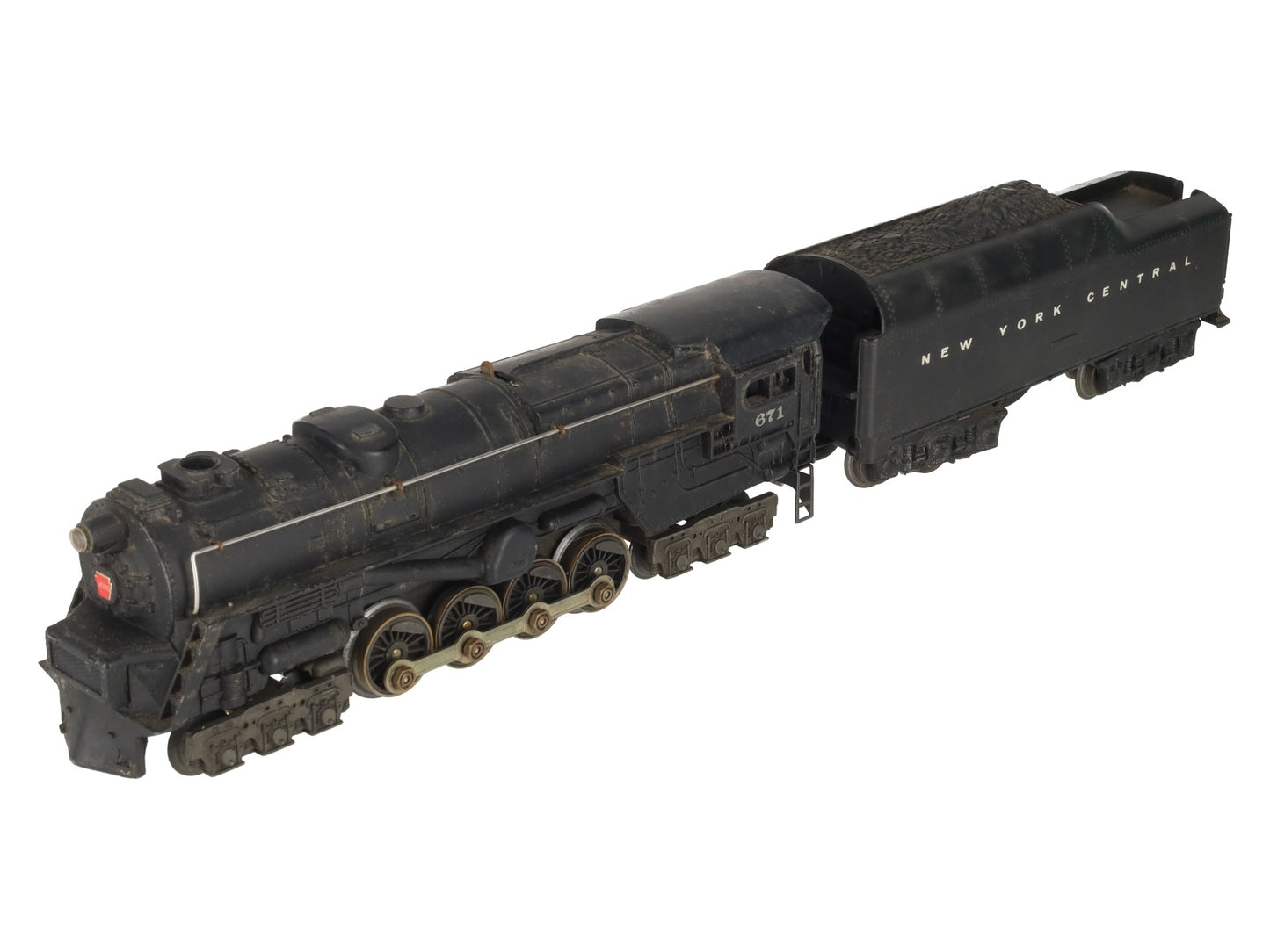 Lionel 671 Vintage O 6-8-6 Die-Cast Steam Turbine Locomotive with 2671W Tender EX/Box