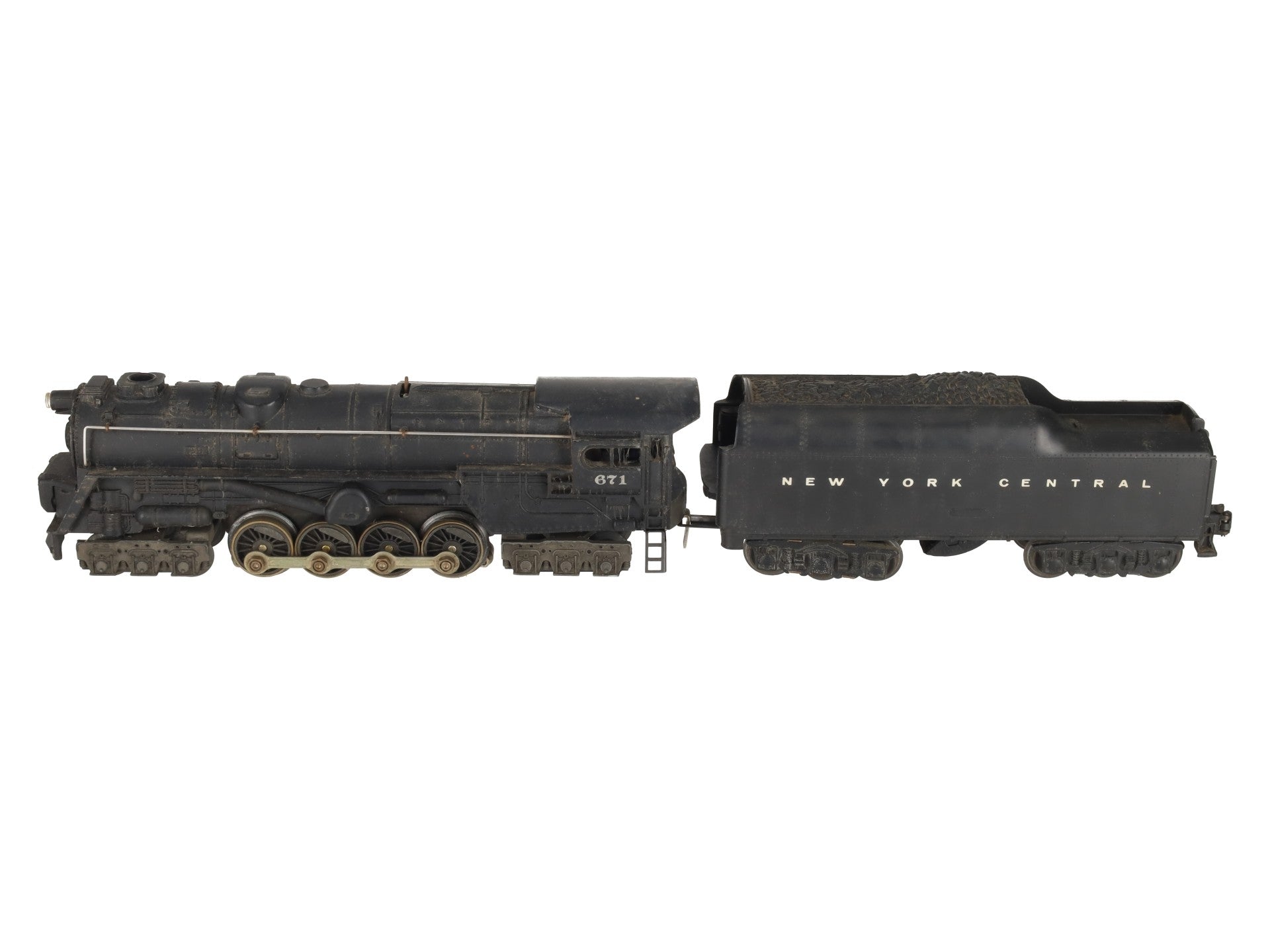 Lionel 671 Vintage O 6-8-6 Die-Cast Steam Turbine Locomotive with 2671W Tender EX/Box