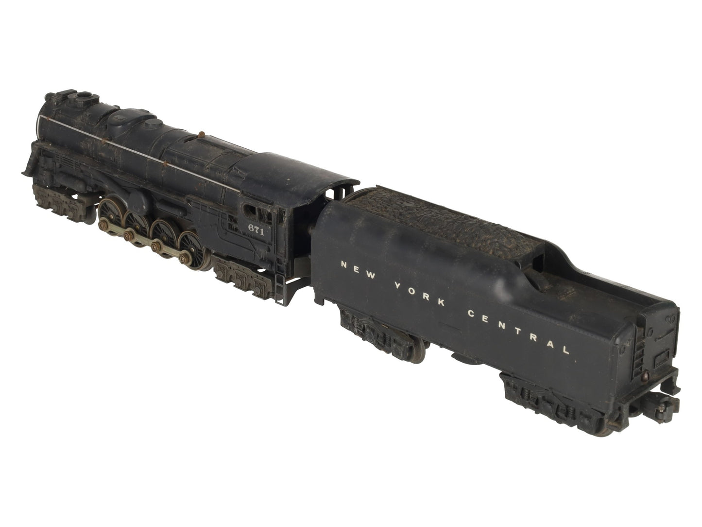 Lionel 671 Vintage O 6-8-6 Die-Cast Steam Turbine Locomotive with 2671W Tender EX/Box