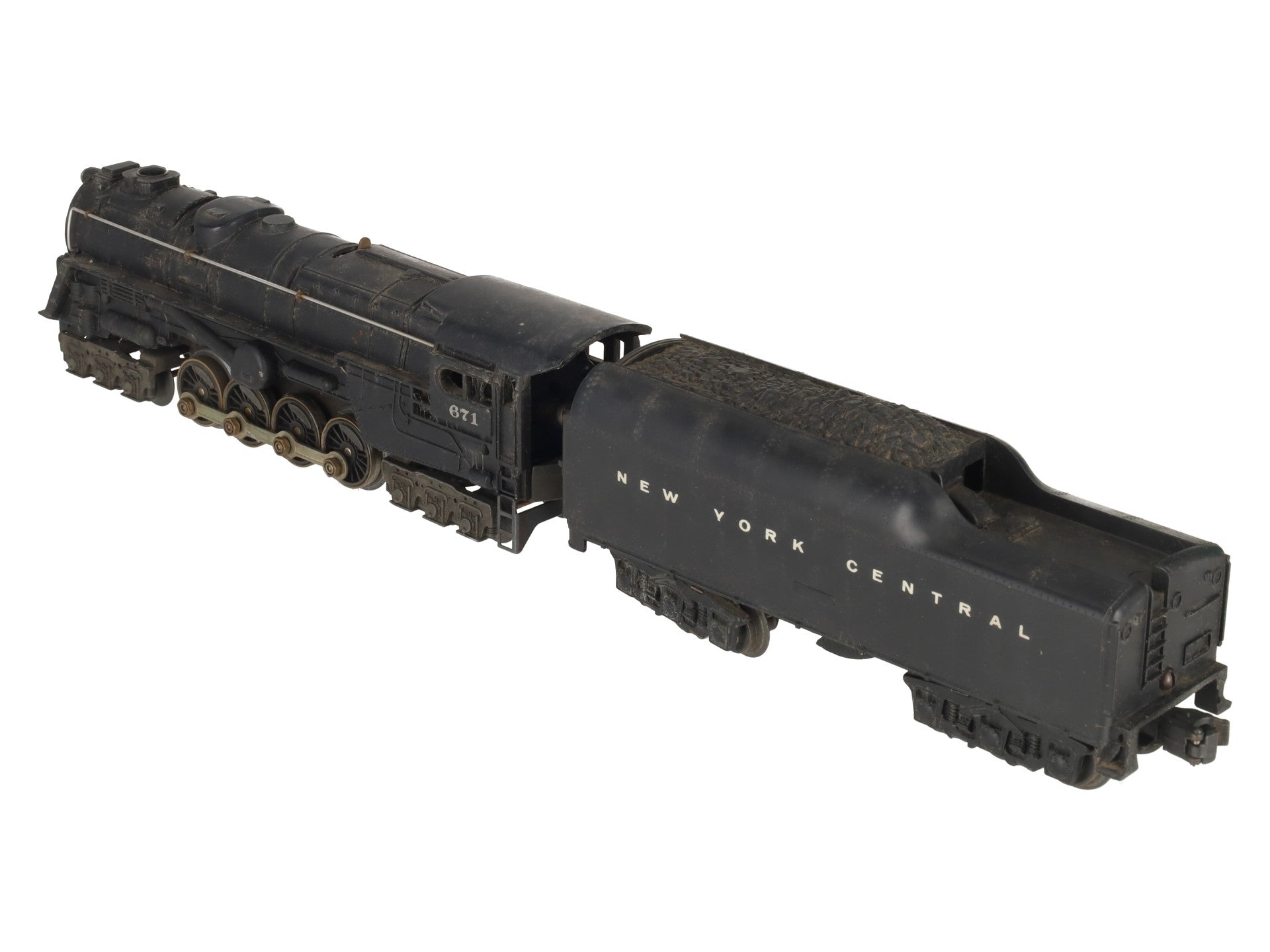 Lionel 671 Vintage O 6-8-6 Die-Cast Steam Turbine Locomotive with 2671W Tender EX/Box