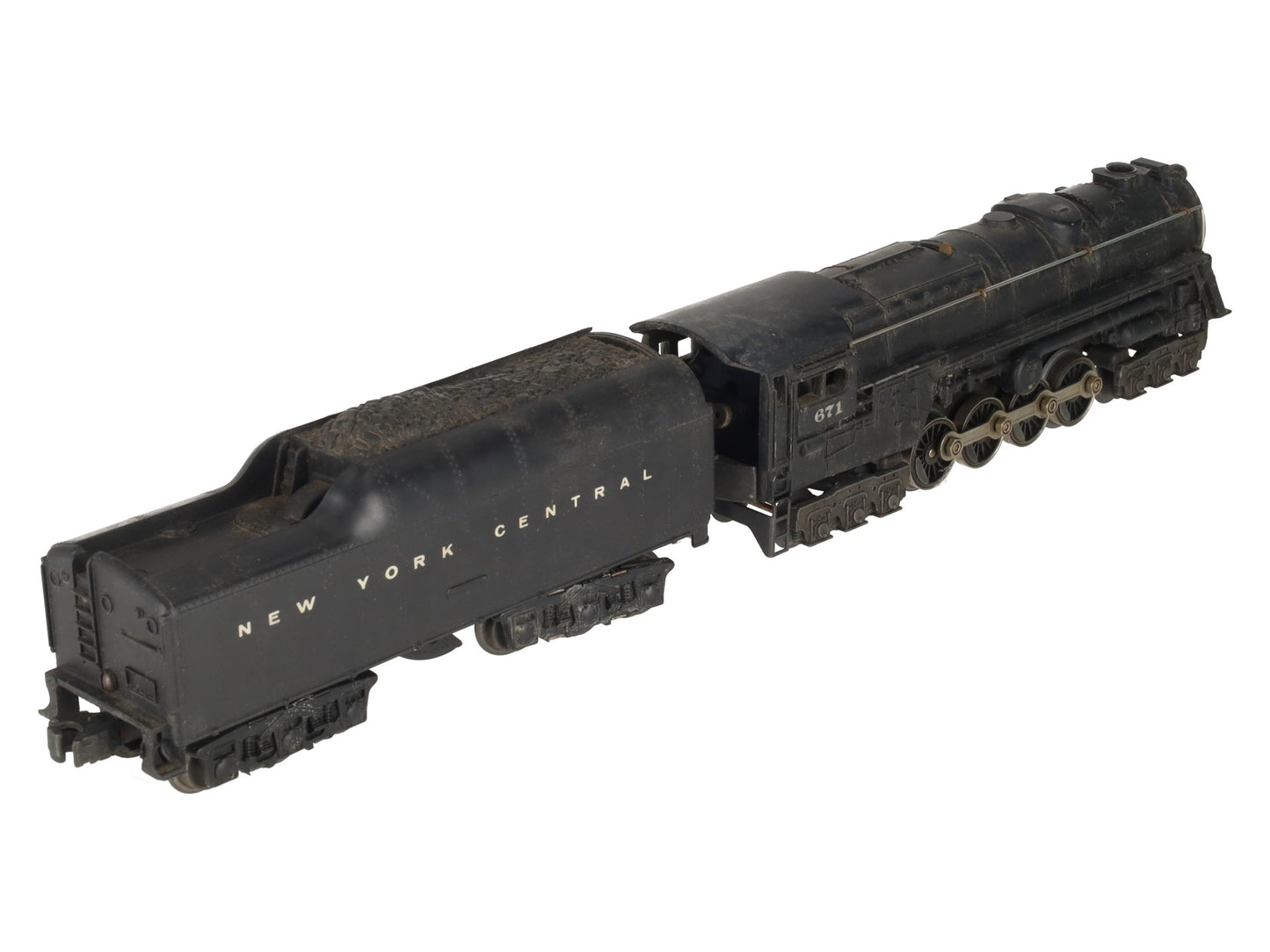 Lionel 671 Vintage O 6-8-6 Die-Cast Steam Turbine Locomotive with 2671W Tender EX/Box