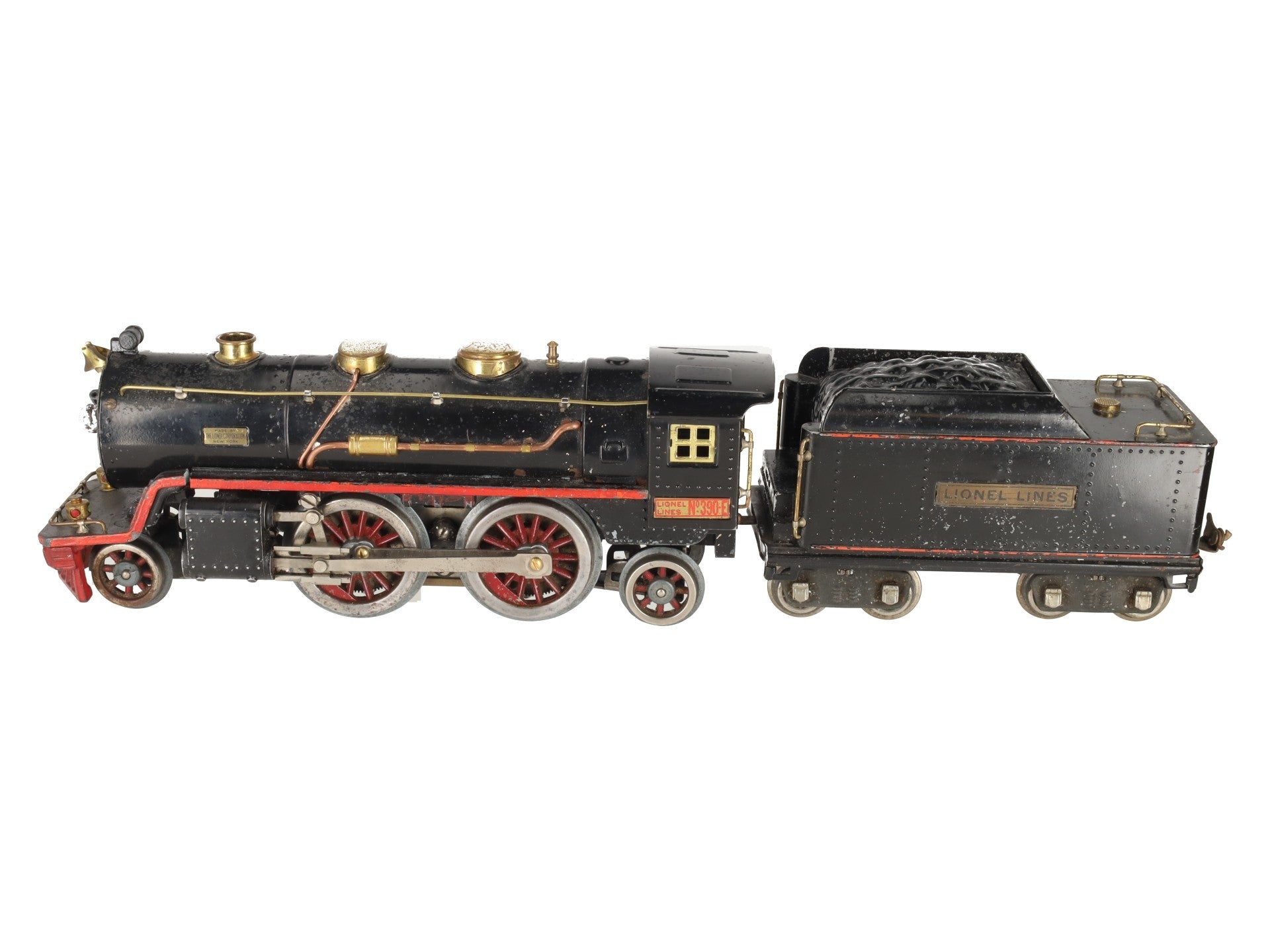 Lionel 390E Vintage Standard Gauge 2-4-2 Steam Locomotive with Tender