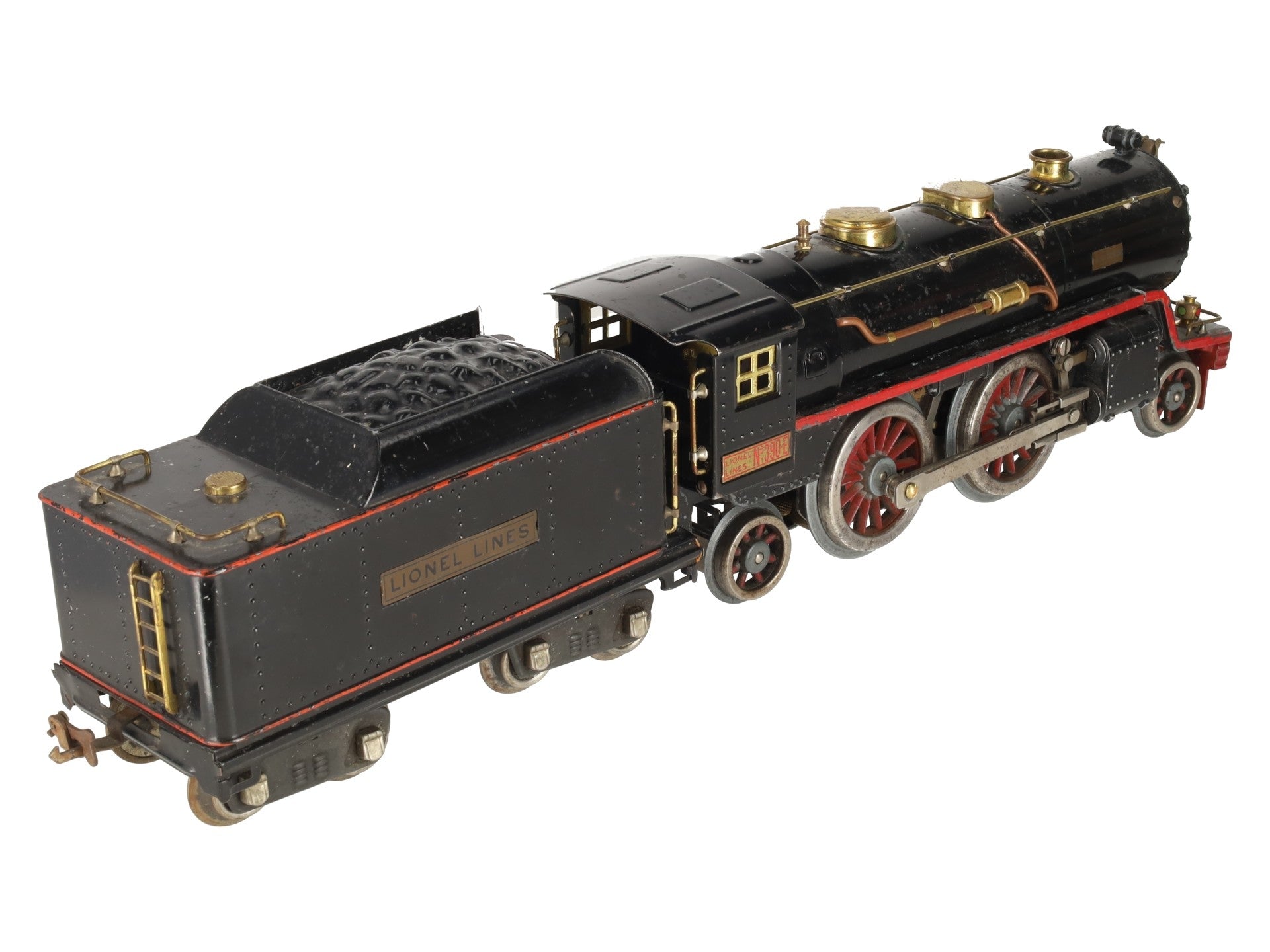 Lionel 390E Vintage Standard Gauge 2-4-2 Steam Locomotive with Tender