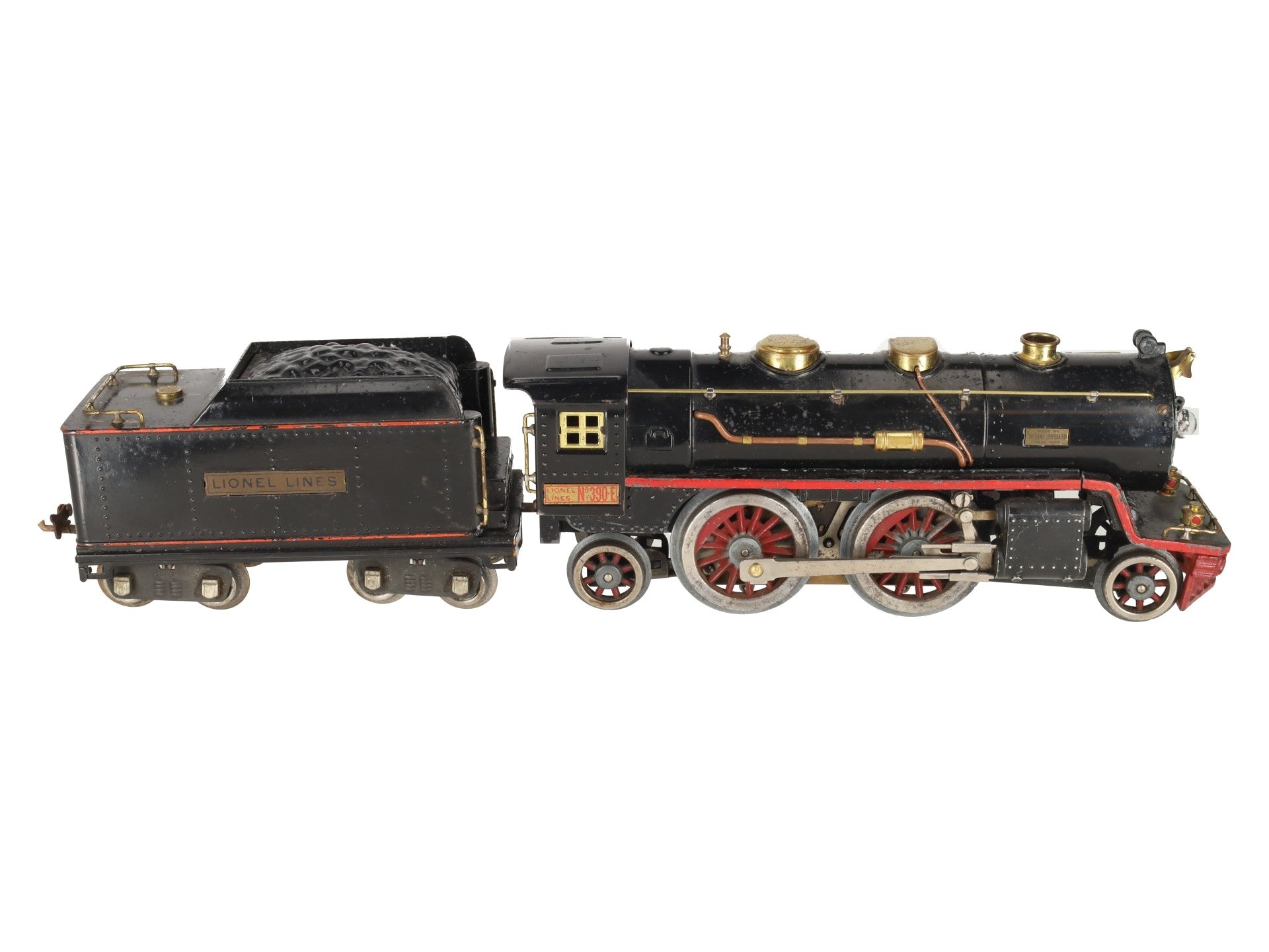 Lionel 390E Vintage Standard Gauge 2-4-2 Steam Locomotive with Tender