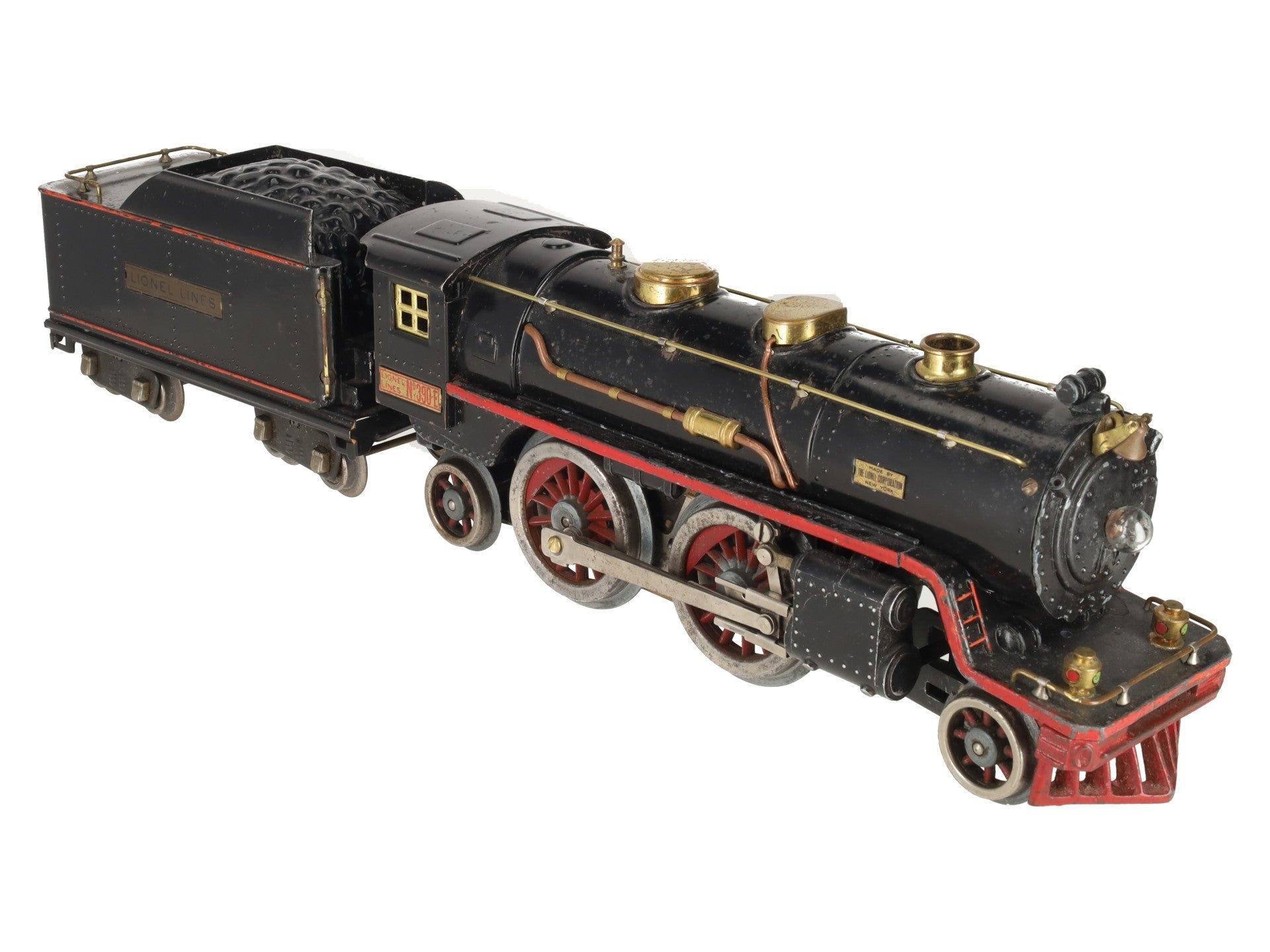 Lionel 390E Vintage Standard Gauge 2-4-2 Steam Locomotive with Tender
