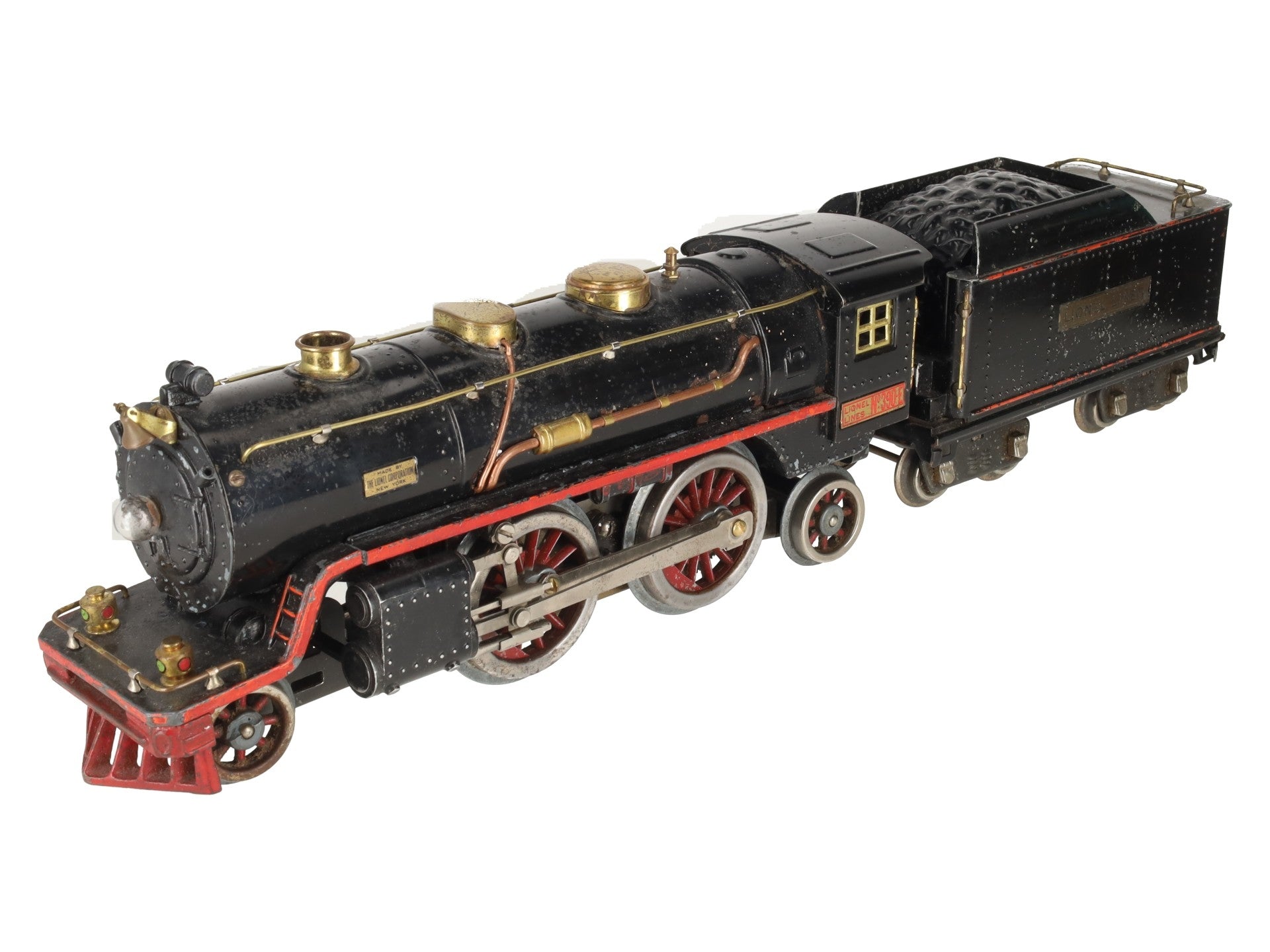 Lionel 390E Vintage Standard Gauge 2-4-2 Steam Locomotive with Tender