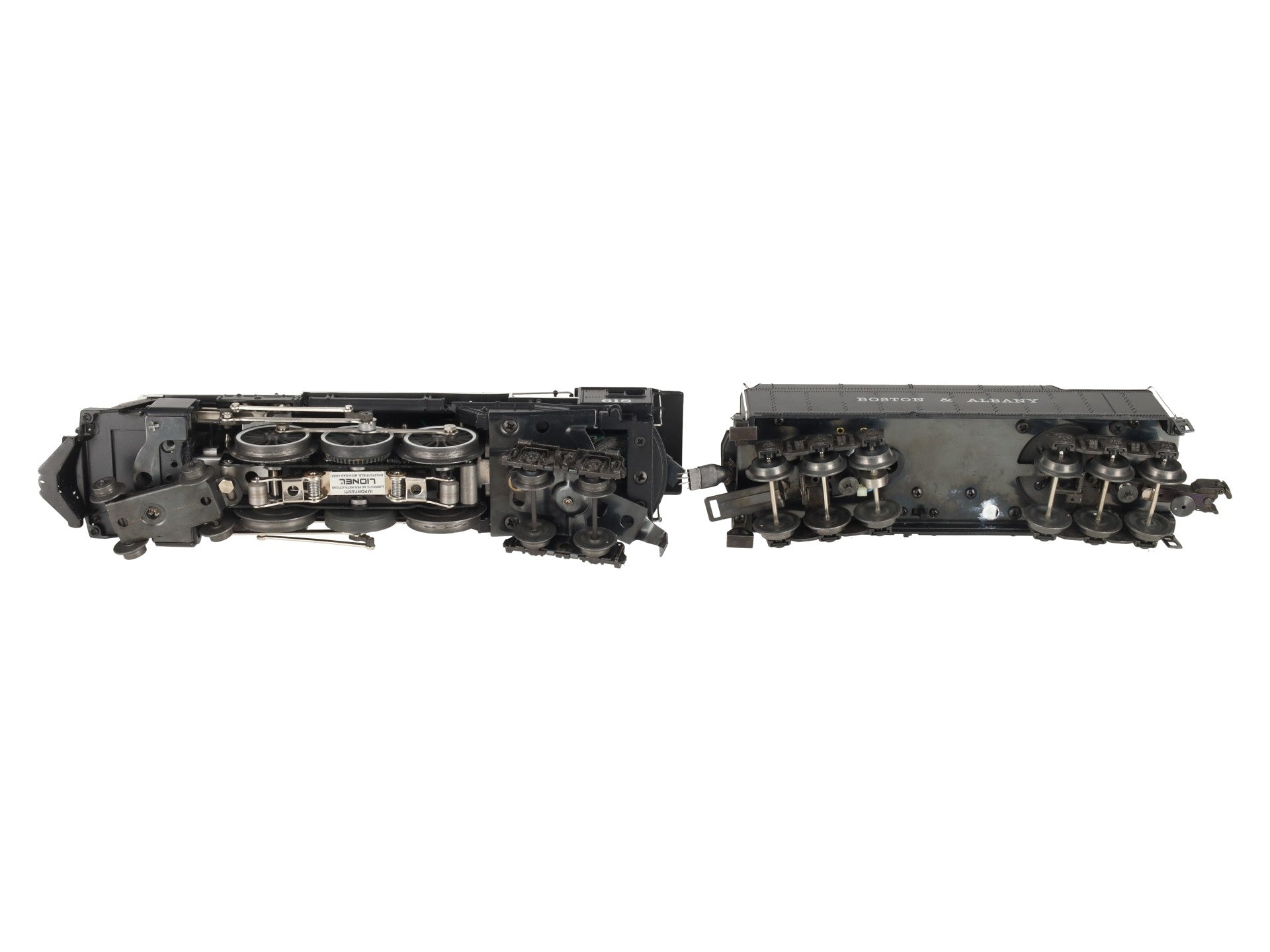 Lionel 6-18042 O Gauge B&A Hudson 4-6-4 Steam Locomotive & Tender #618 w/RS II EX/Box