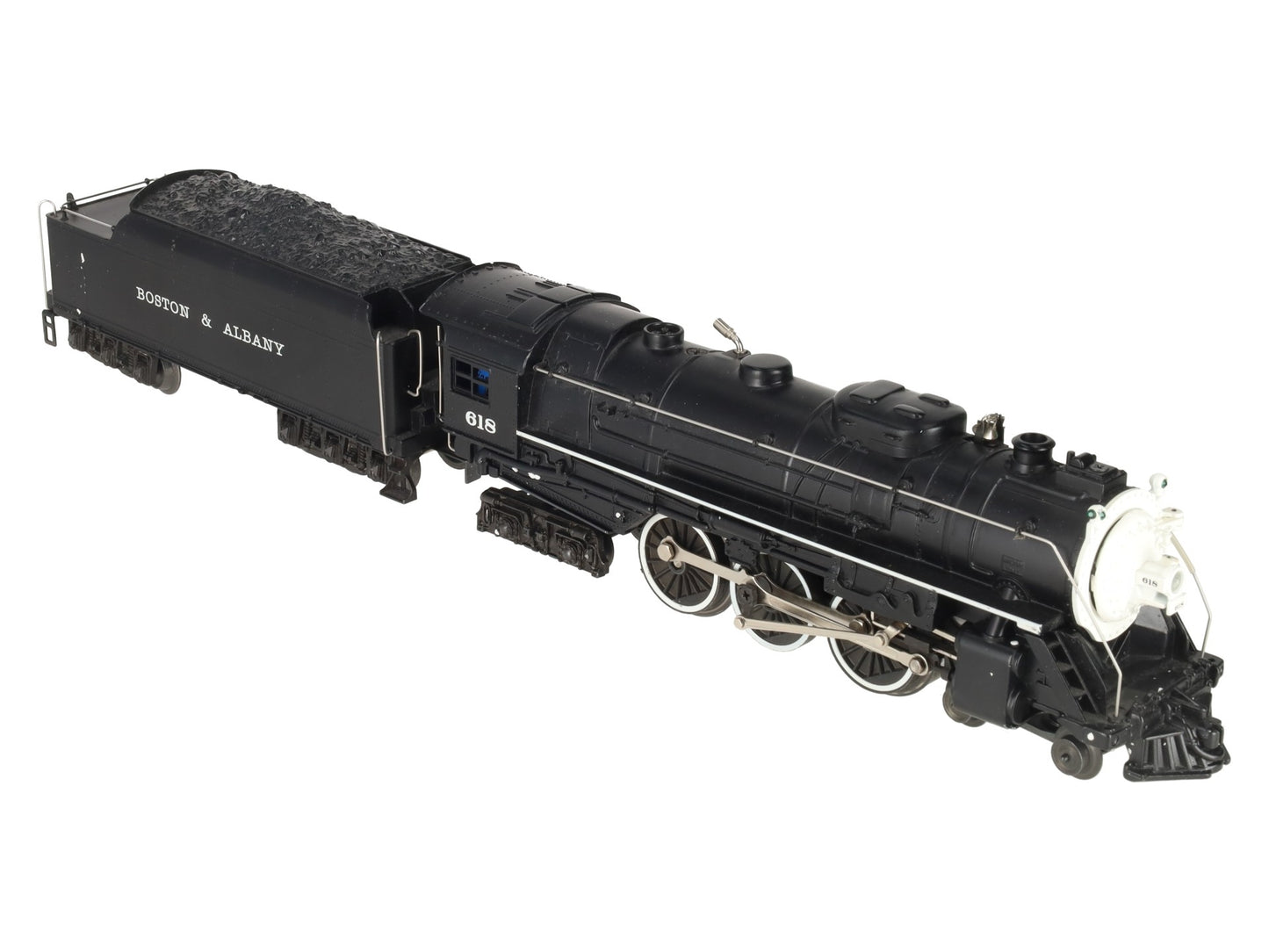Lionel 6-18042 O Gauge B&A Hudson 4-6-4 Steam Locomotive & Tender #618 w/RS II EX/Box