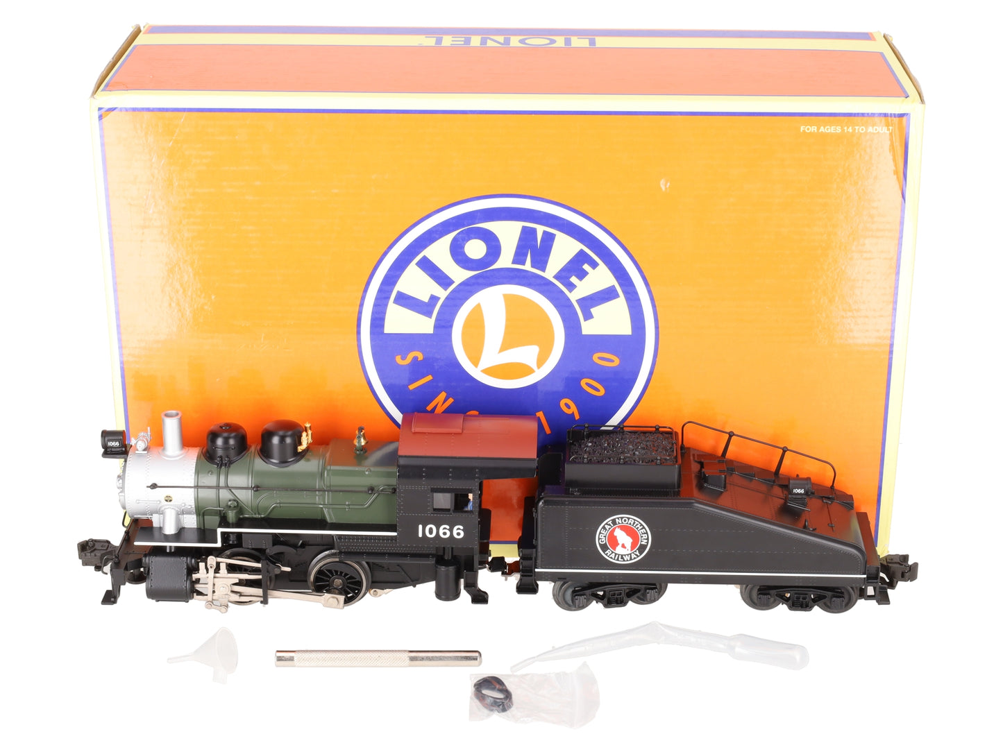 Lionel 6-11430 O Great Northern Conventional Scale 0-4-0 Steam Switcher #1066 LN/Box