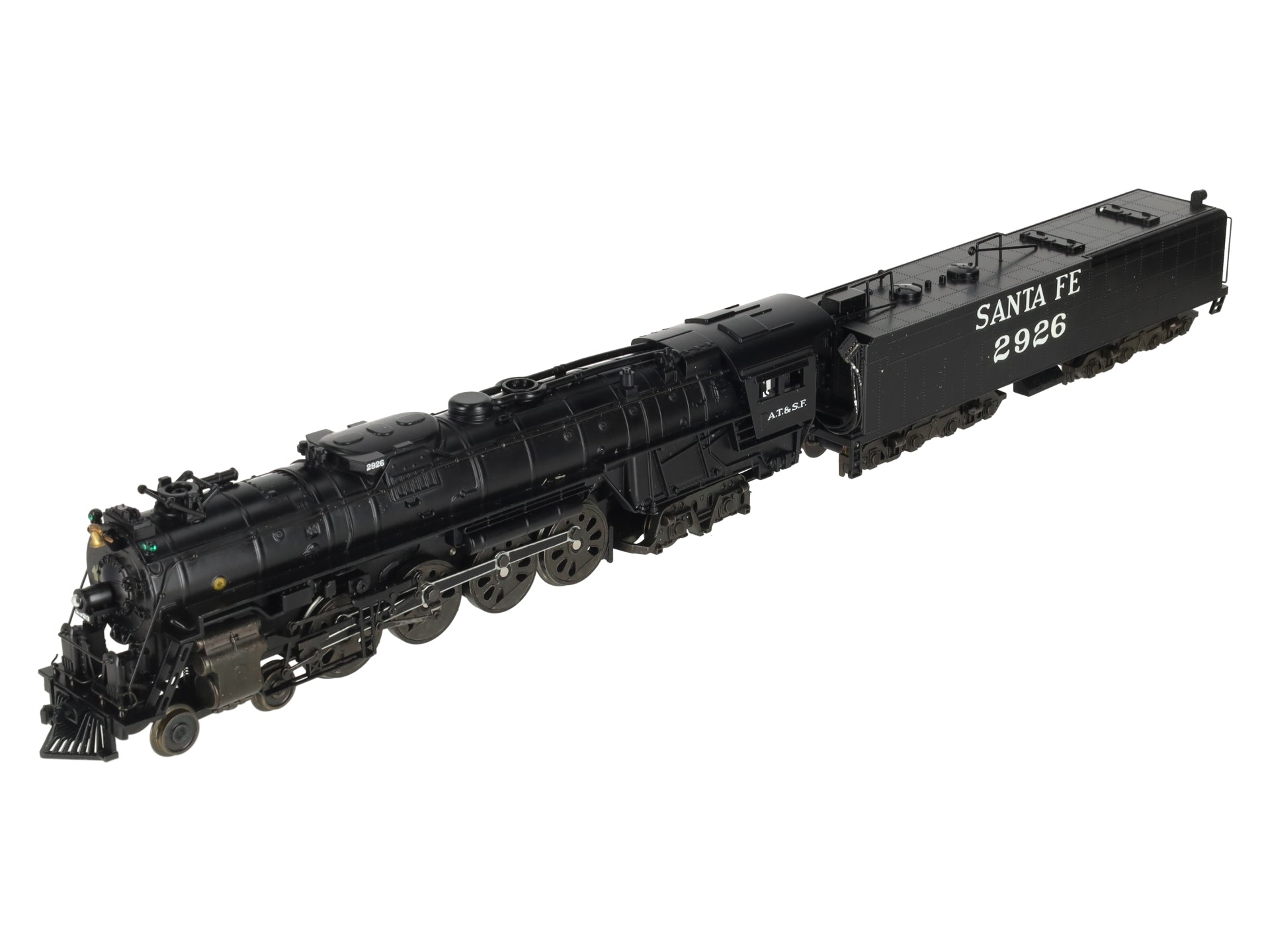 American Models S Scale Santa Fe 4-8-4 Northern Steam Locomotive & Tender #2926/Box