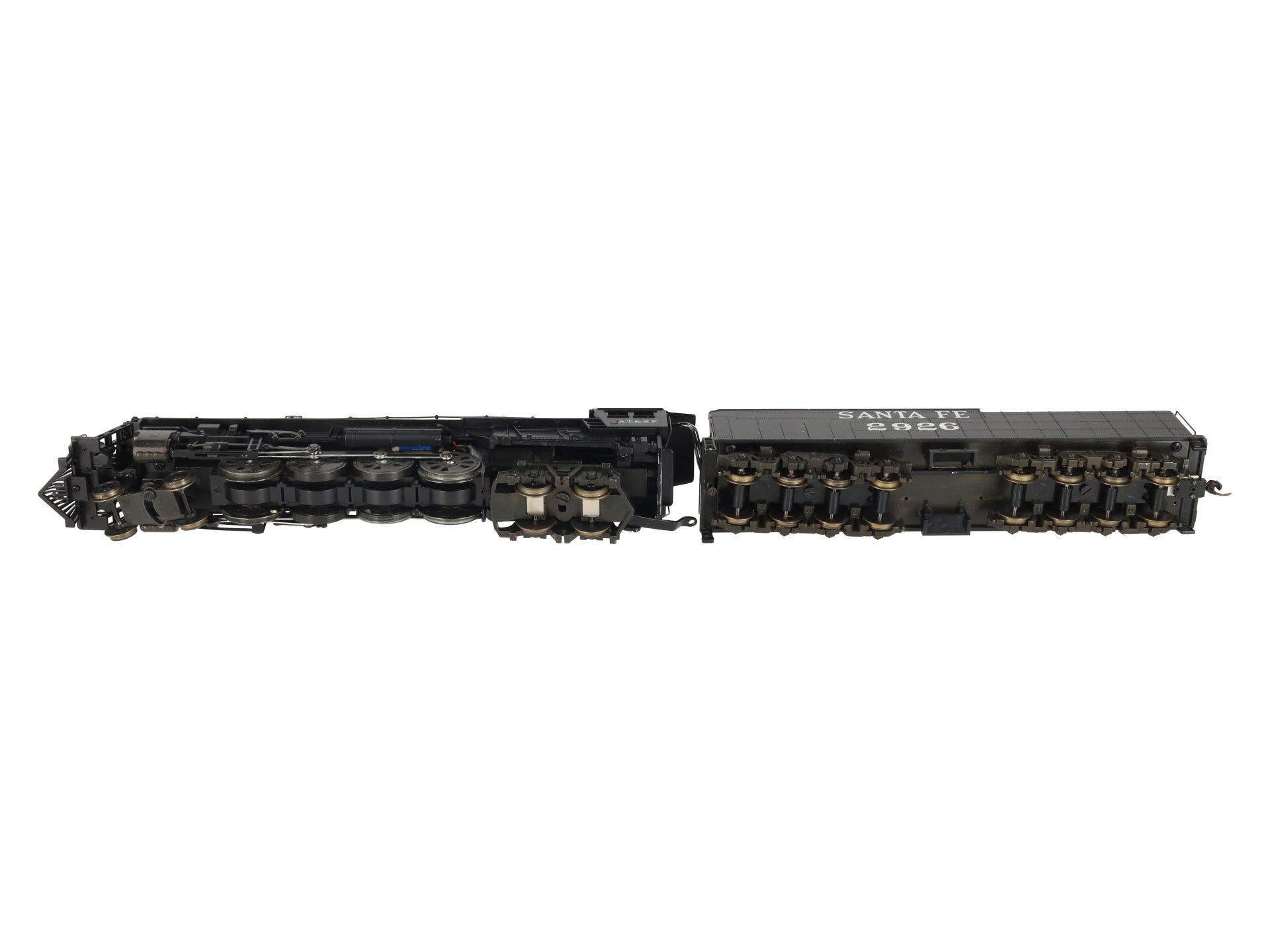 American Models S Scale Santa Fe 4-8-4 Northern Steam Locomotive & Tender #2926/Box