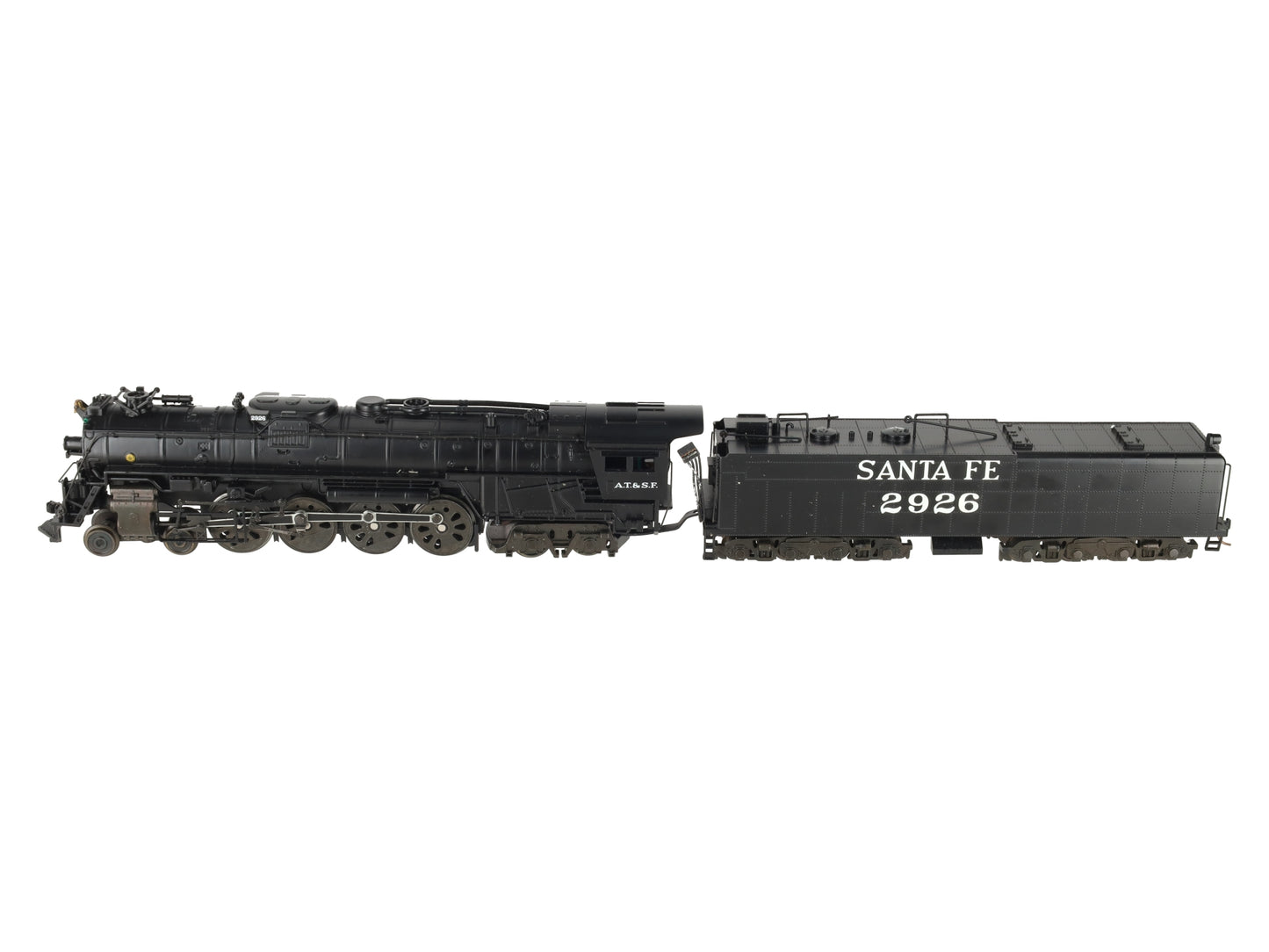 American Models S Scale Santa Fe 4-8-4 Northern Steam Locomotive & Tender #2926/Box