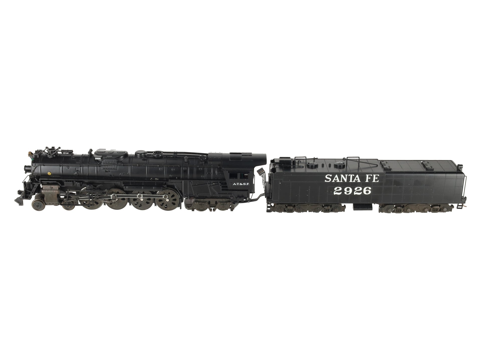 American Models S Scale Santa Fe 4-8-4 Northern Steam Locomotive & Tender #2926/Box