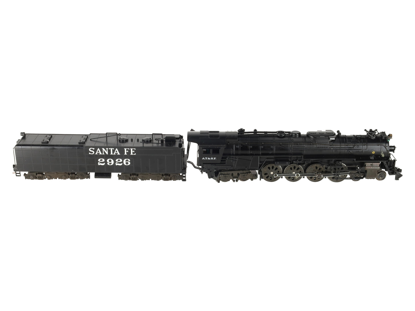 American Models S Scale Santa Fe 4-8-4 Northern Steam Locomotive & Tender #2926/Box