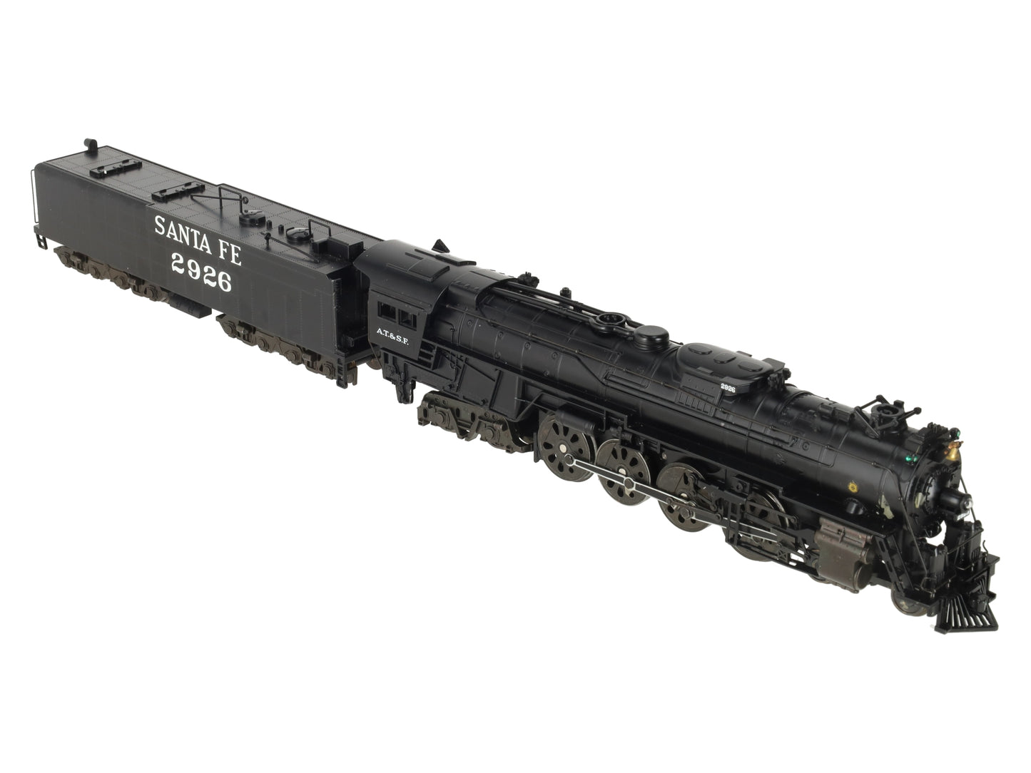 American Models S Scale Santa Fe 4-8-4 Northern Steam Locomotive & Tender #2926/Box