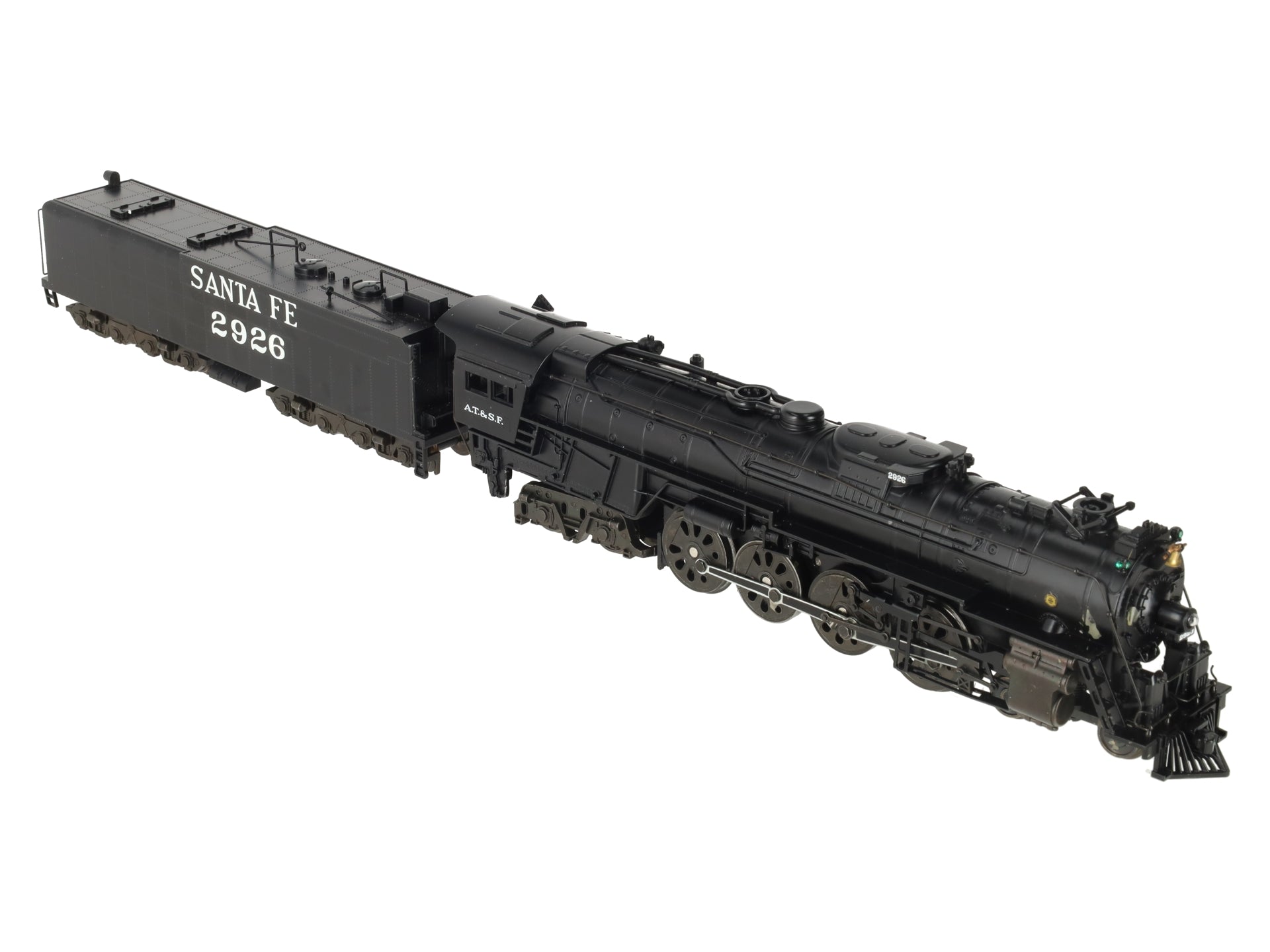 American Models S Scale Santa Fe 4-8-4 Northern Steam Locomotive & Tender #2926/Box