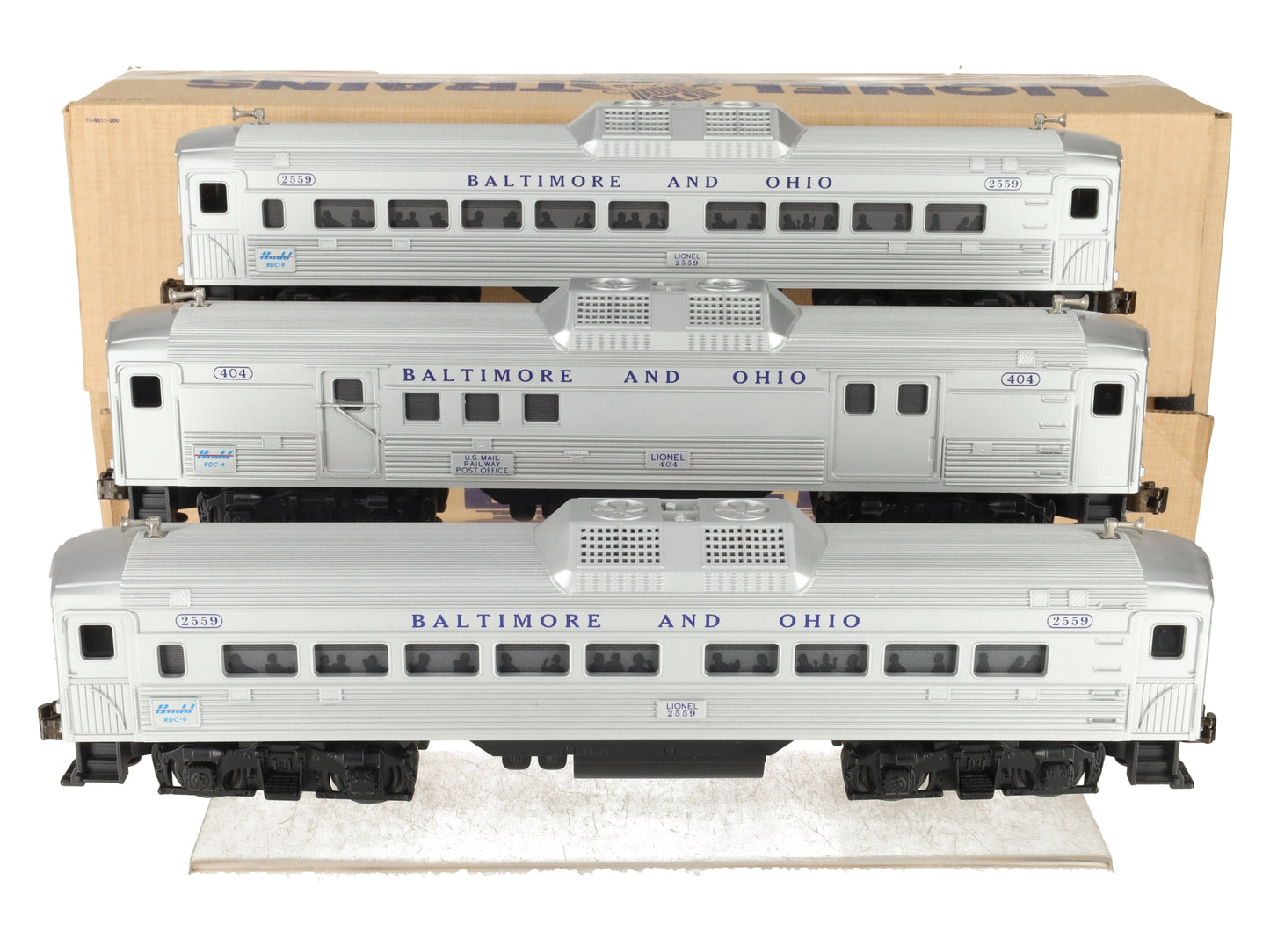 Lionel 6-38311 O Gauge 2276W Budd RDC Commuter Train Set LN/Box