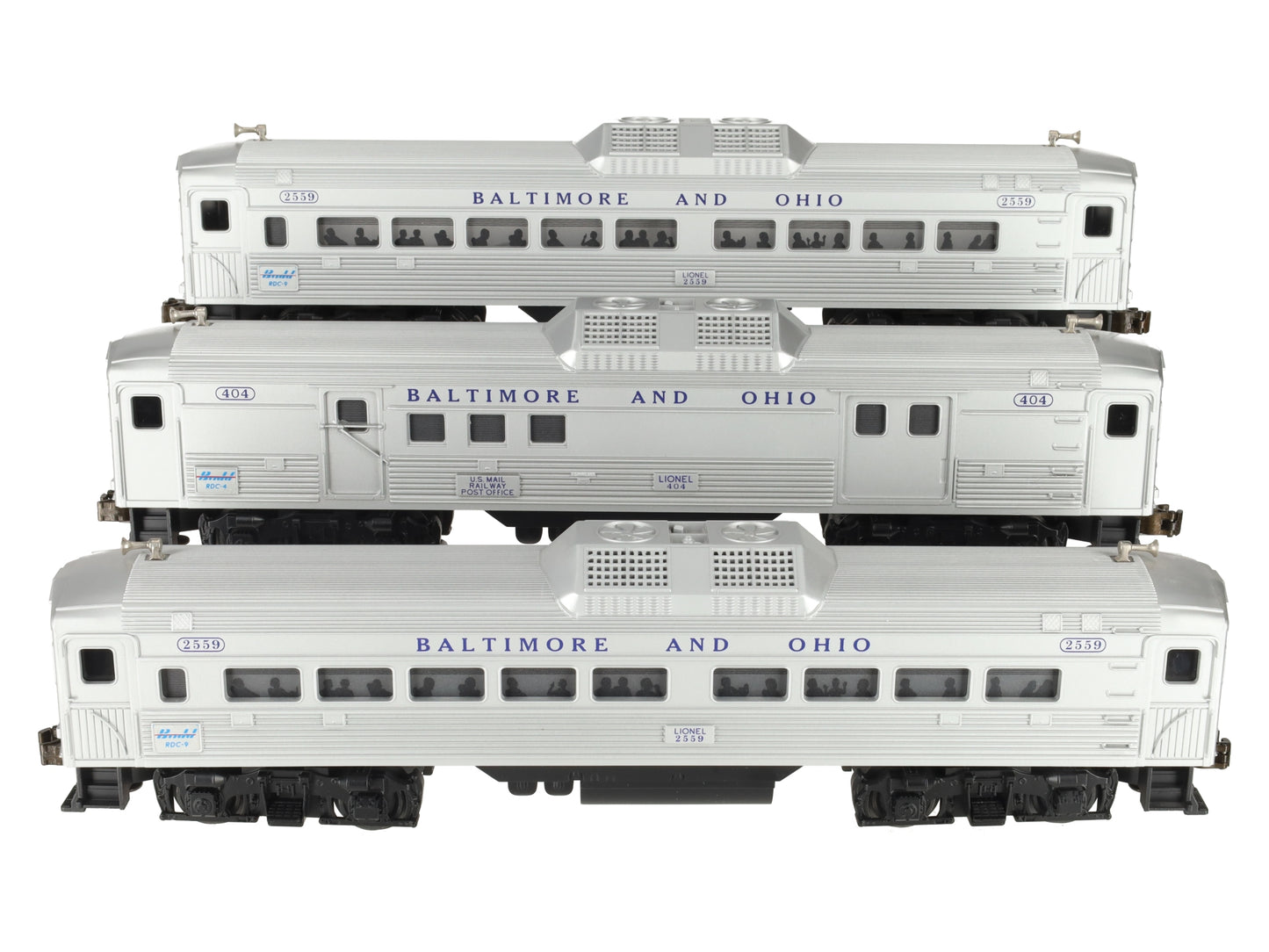 Lionel 6-38311 O Gauge 2276W Budd RDC Commuter Train Set LN/Box
