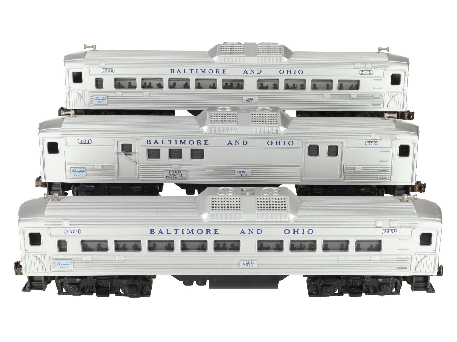 Lionel 6-38311 O Gauge 2276W Budd RDC Commuter Train Set LN/Box