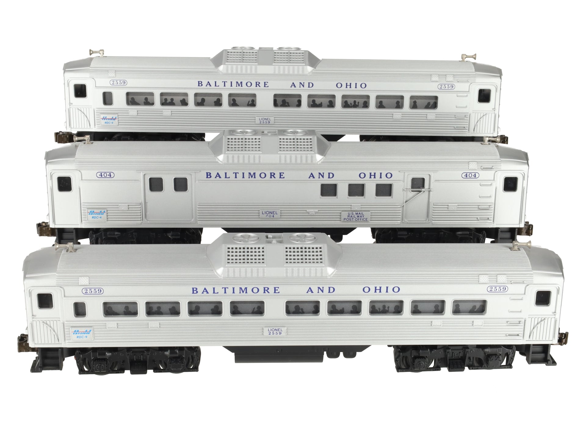 Lionel 6-38311 O Gauge 2276W Budd RDC Commuter Train Set LN/Box