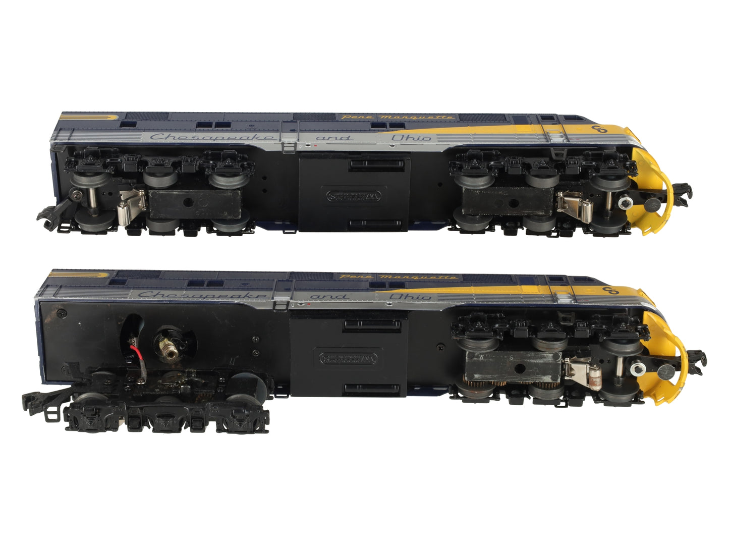 Williams E7-204 O C&O E7 AA Powered & Non-Powered Diesel Locomotive Set #95/98 VG