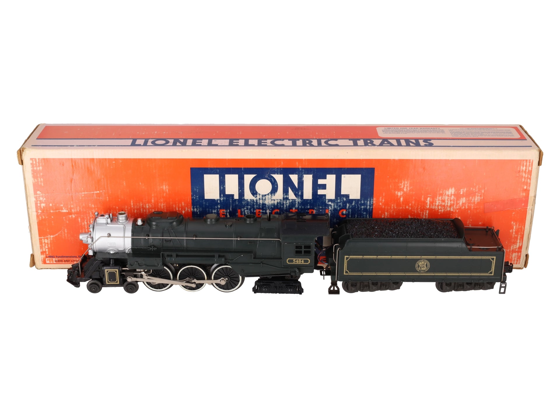 Lionel 6-8476 O Gauge TCA 4-6-4 Steam Locomotive & Tender #5484 EX/Box