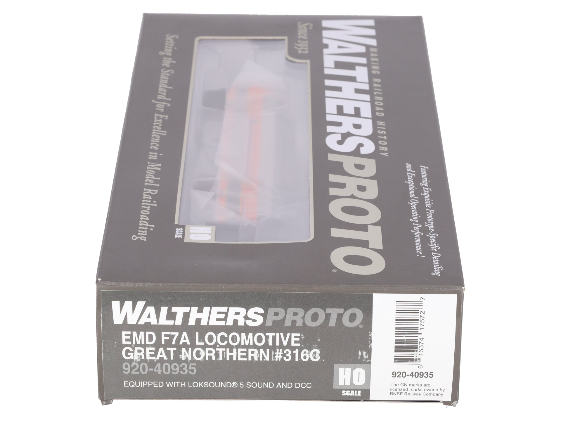 Walthers 920-40935 HO Great Northern F7 A Diesel Locomotive with DCC/Sound #316C EX/Box