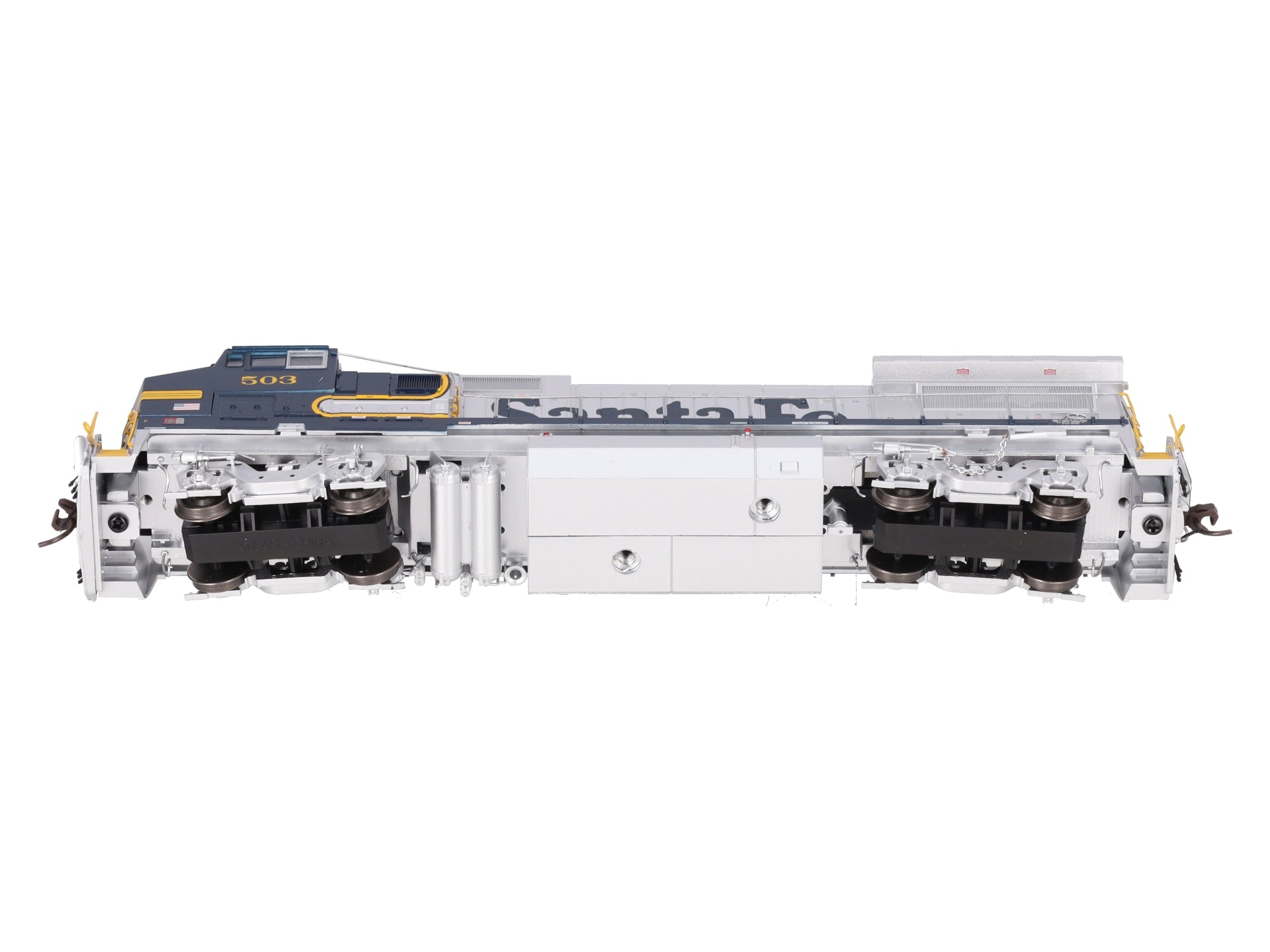Atlas 10004341 HO Dash 8-40BW Sante Fe Blue Bonnet #503 EX/Box