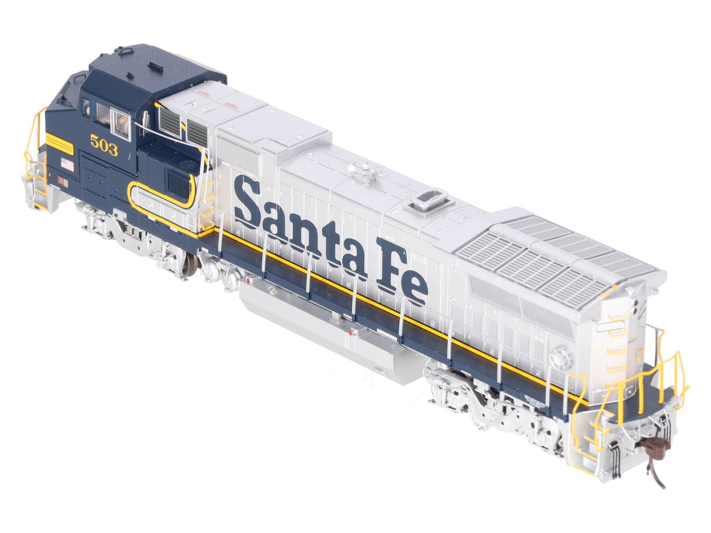 Atlas 10004341 HO Dash 8-40BW Sante Fe Blue Bonnet #503 EX/Box