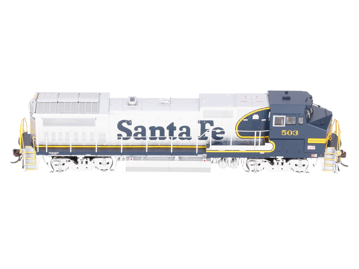 Atlas 10004341 HO Dash 8-40BW Sante Fe Blue Bonnet #503 EX/Box