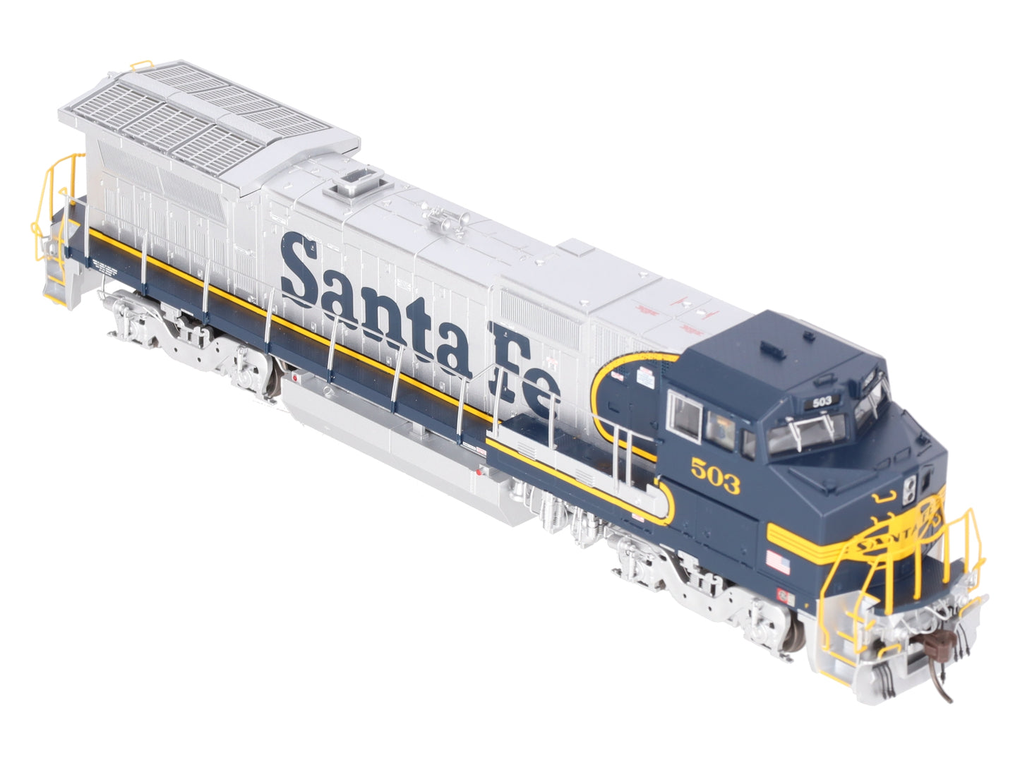 Atlas 10004341 HO Dash 8-40BW Sante Fe Blue Bonnet #503 EX/Box