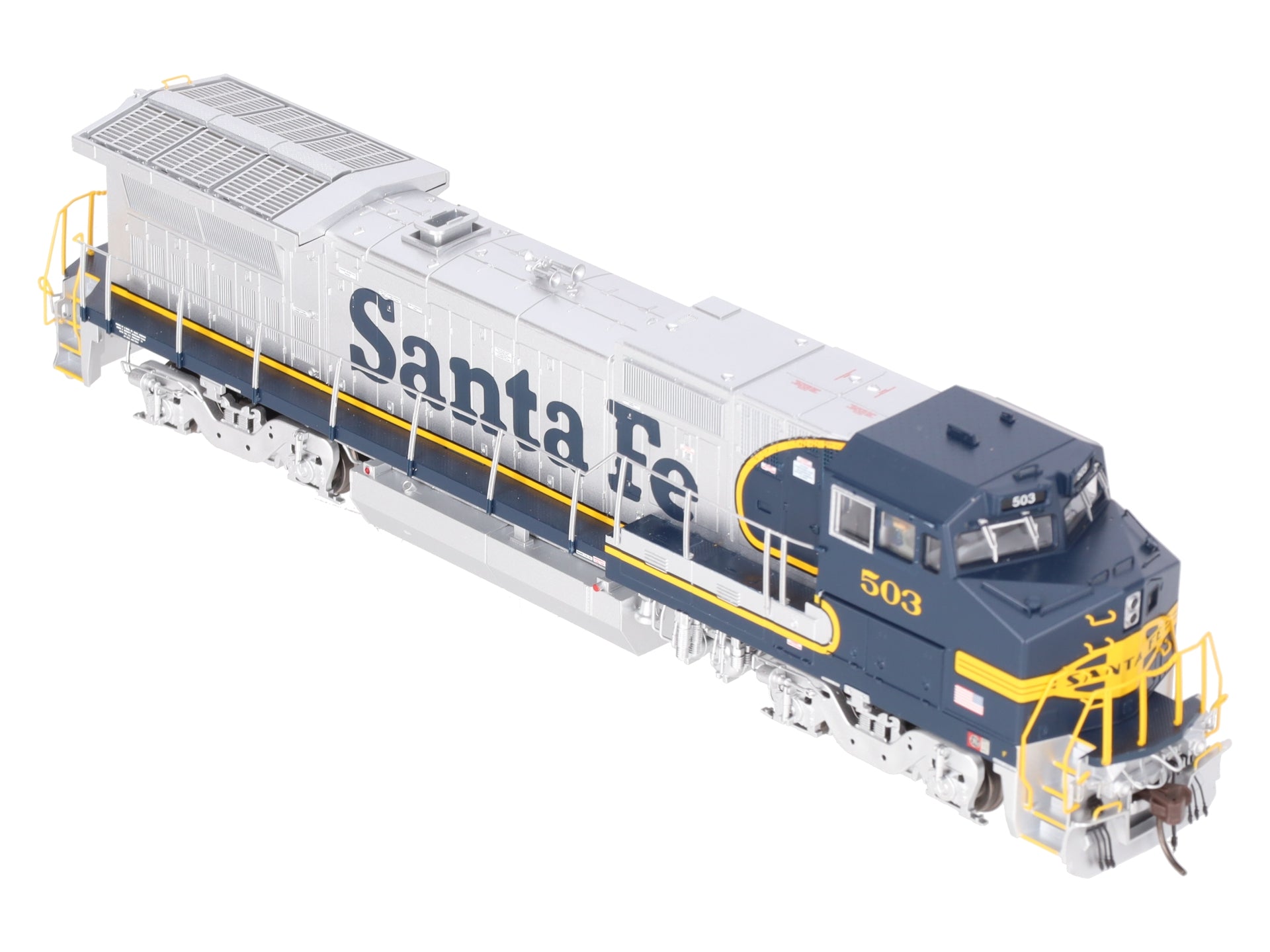 Atlas 10004341 HO Dash 8-40BW Sante Fe Blue Bonnet #503 EX/Box