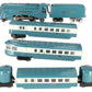 MTH 11-6016-1  O Gauge Blue Streak 265E Steam Passenger Train Set with PS 2.0 LN/Box