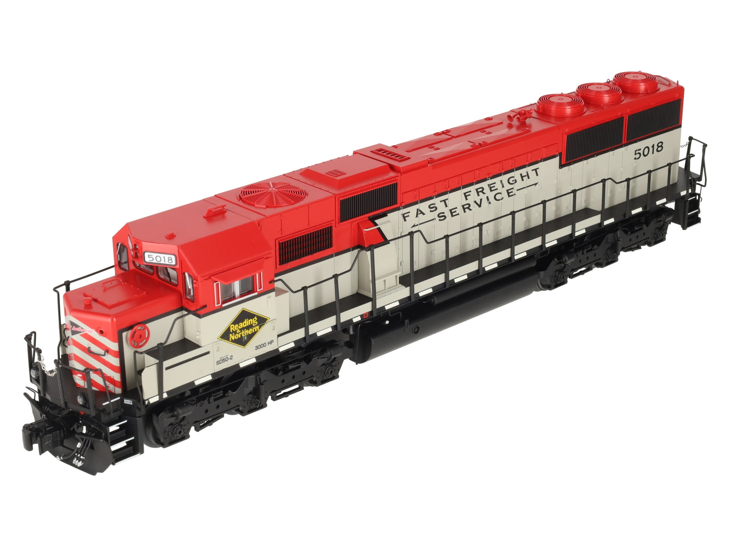 Lionel 2401010 O METCA Reading & Northern LEGACY SD5 Diesel Locomotive #5018 EX/Box