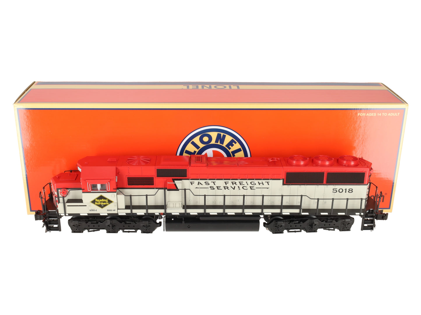 Lionel 2401010 O METCA Reading & Northern LEGACY SD5 Diesel Locomotive #5018 EX/Box
