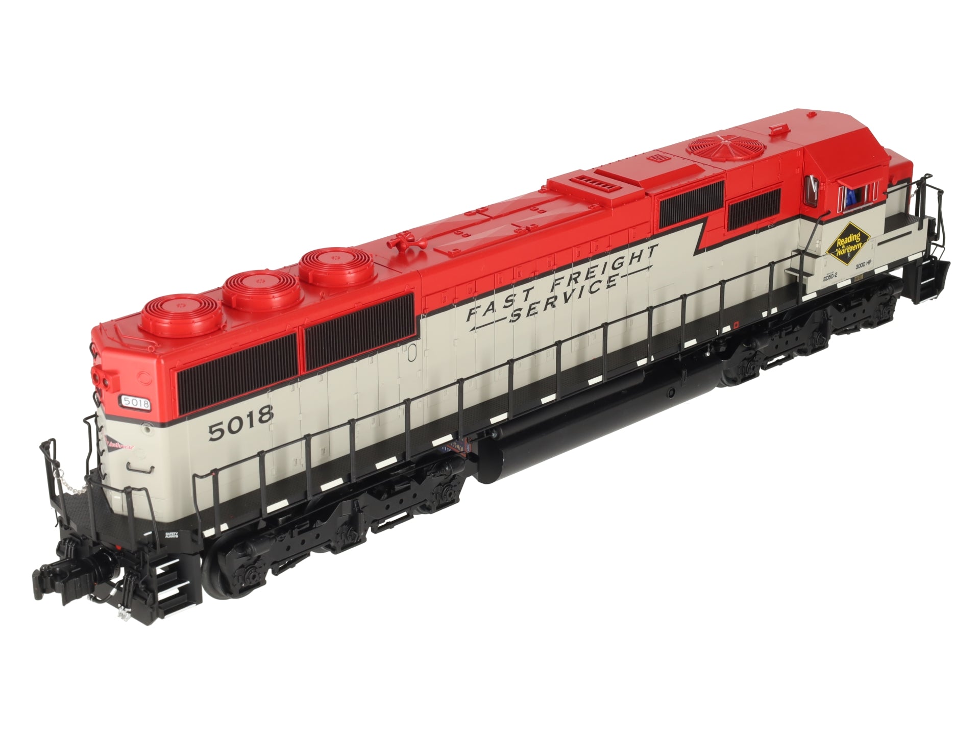 Lionel 2401010 O METCA Reading & Northern LEGACY SD5 Diesel Locomotive #5018 EX/Box