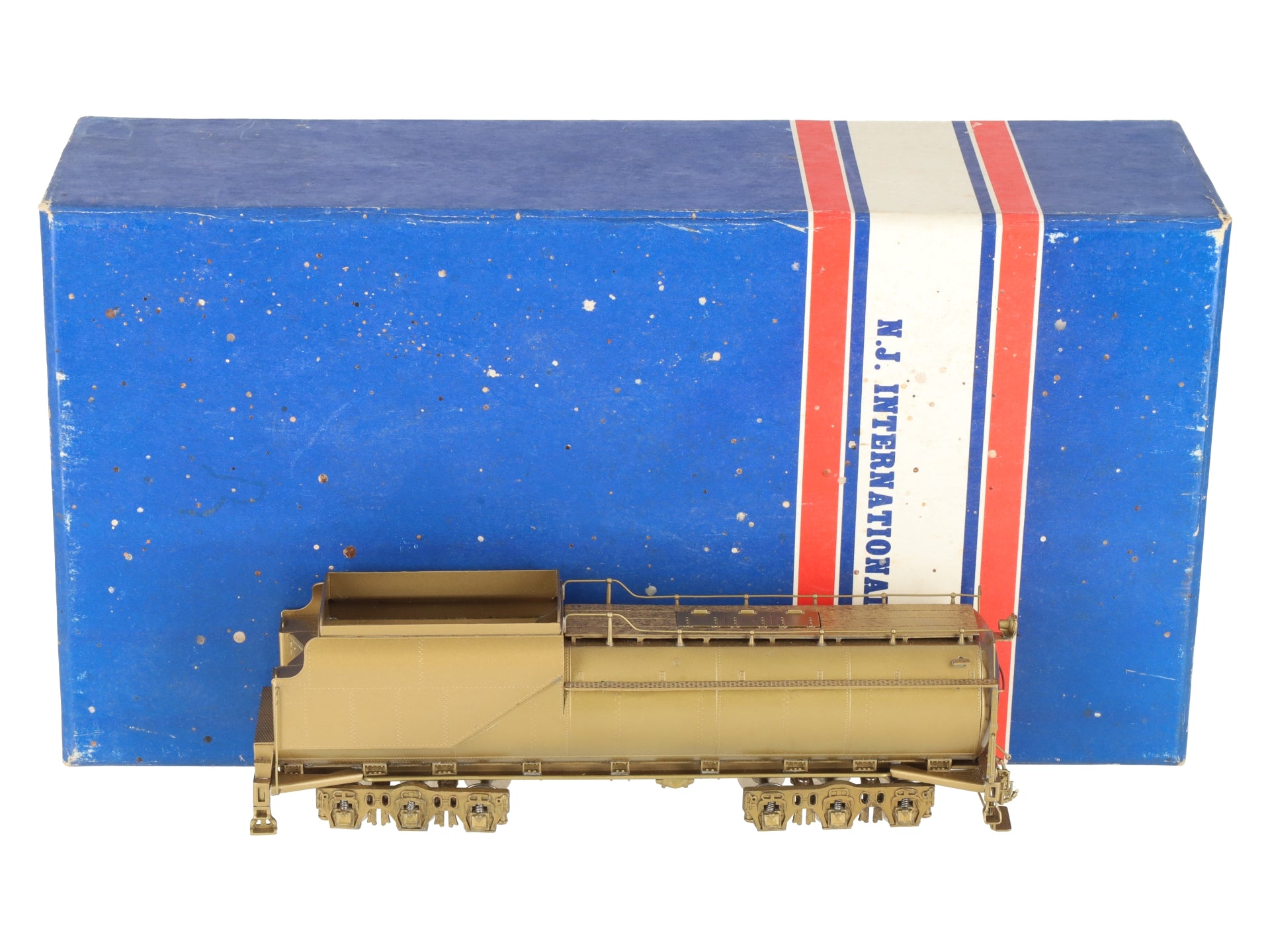 NJ International HO Brass Long Vanderbilt Tender - Unpainted EX