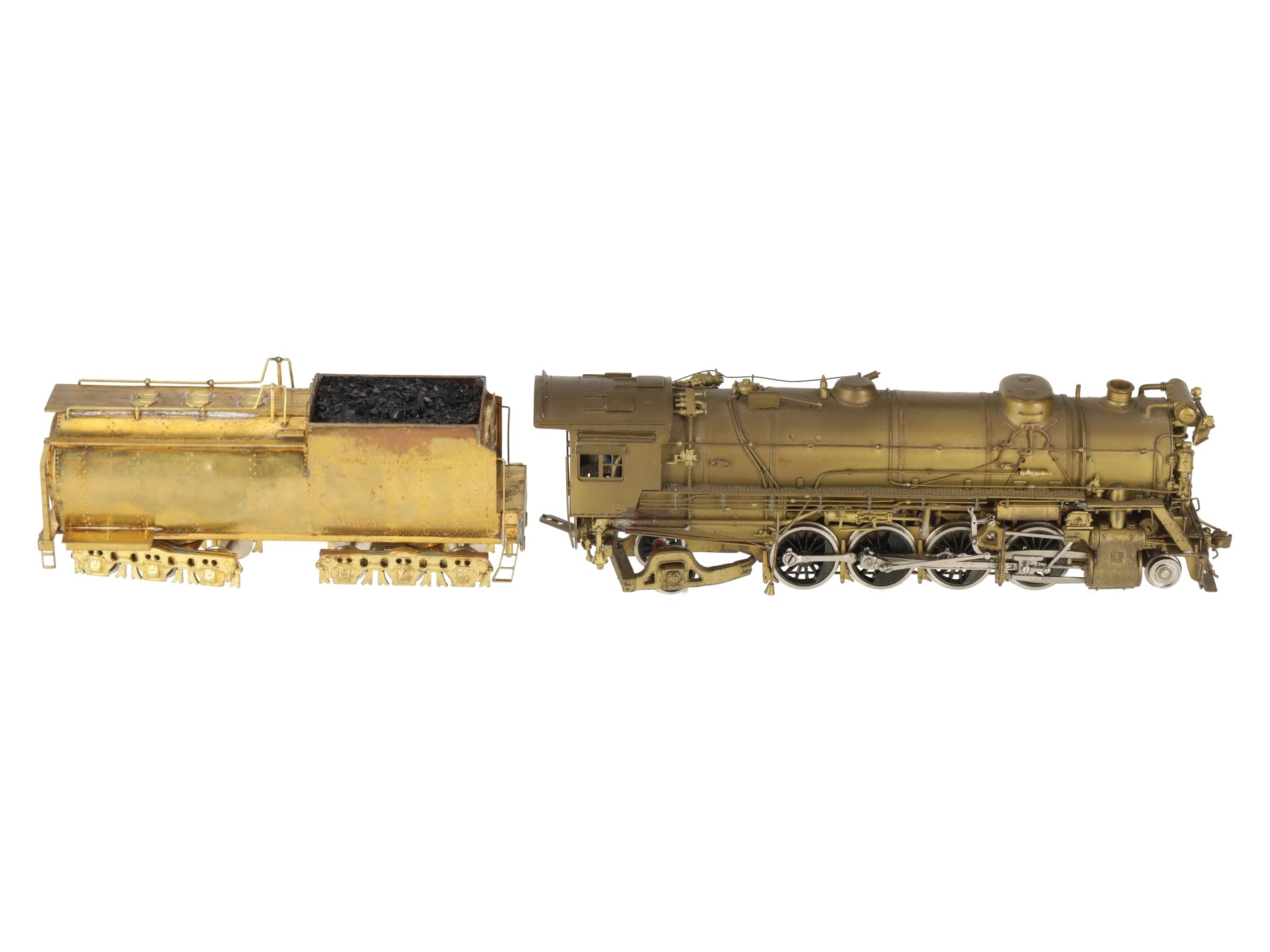 Hallmark Models HO Brass C&O 2-8-2 K-2 Steam Locomotive & Tender EX/Box