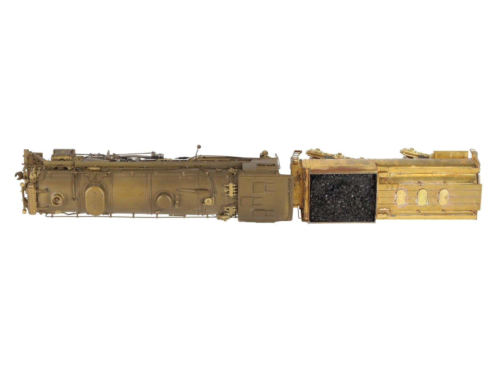 Hallmark Models HO Brass C&O 2-8-2 K-2 Steam Locomotive & Tender EX/Box