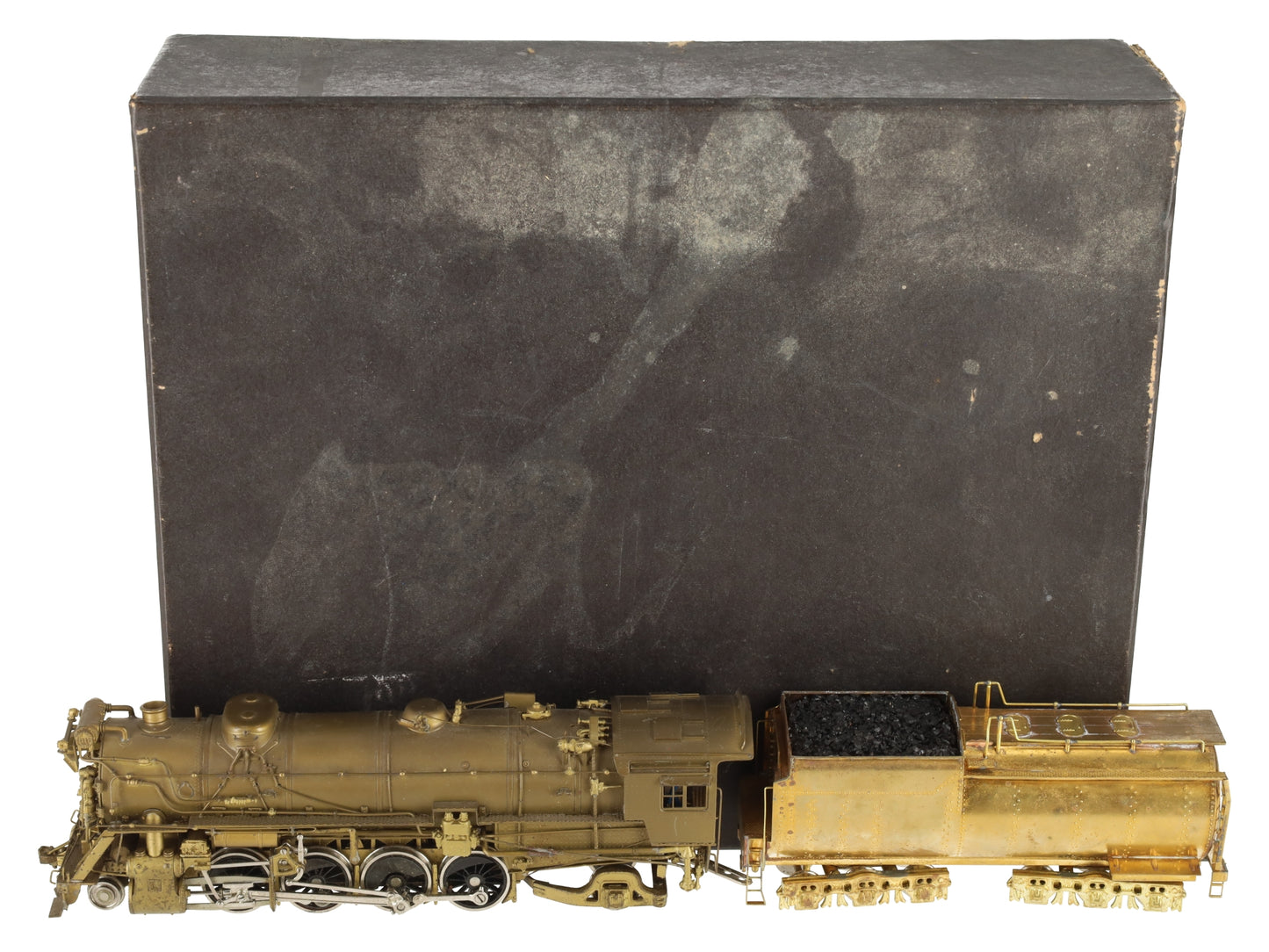 Hallmark Models HO Brass C&O 2-8-2 K-2 Steam Locomotive & Tender EX/Box