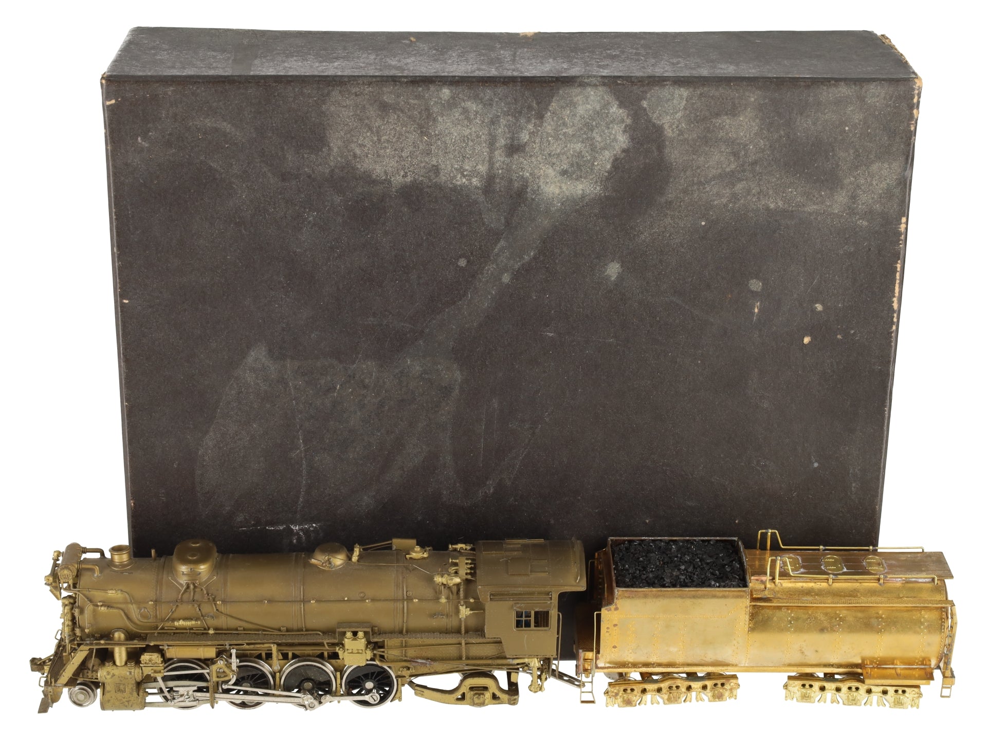 Hallmark Models HO Brass C&O 2-8-2 K-2 Steam Locomotive & Tender EX/Box
