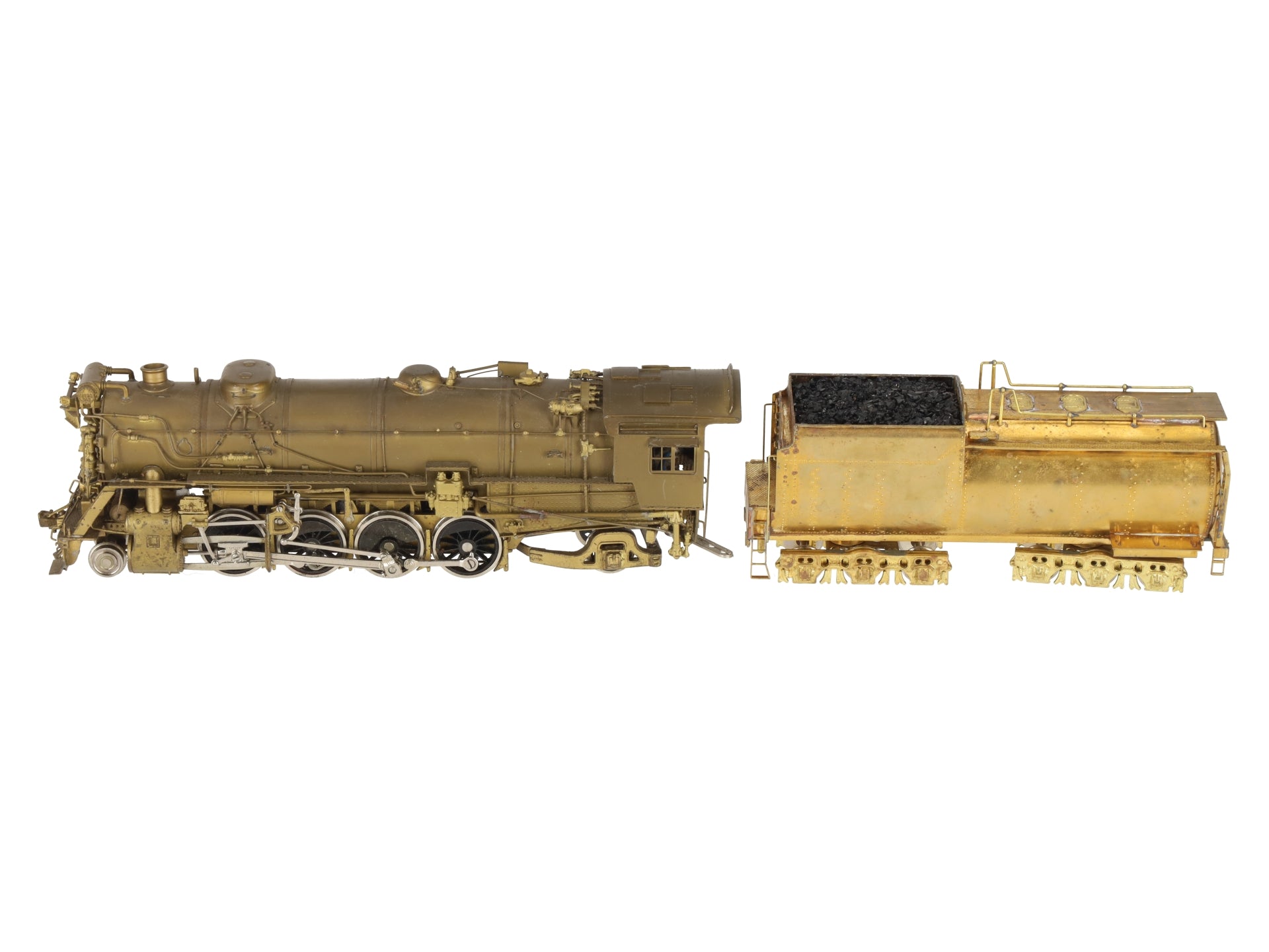Hallmark Models HO Brass C&O 2-8-2 K-2 Steam Locomotive & Tender EX/Box