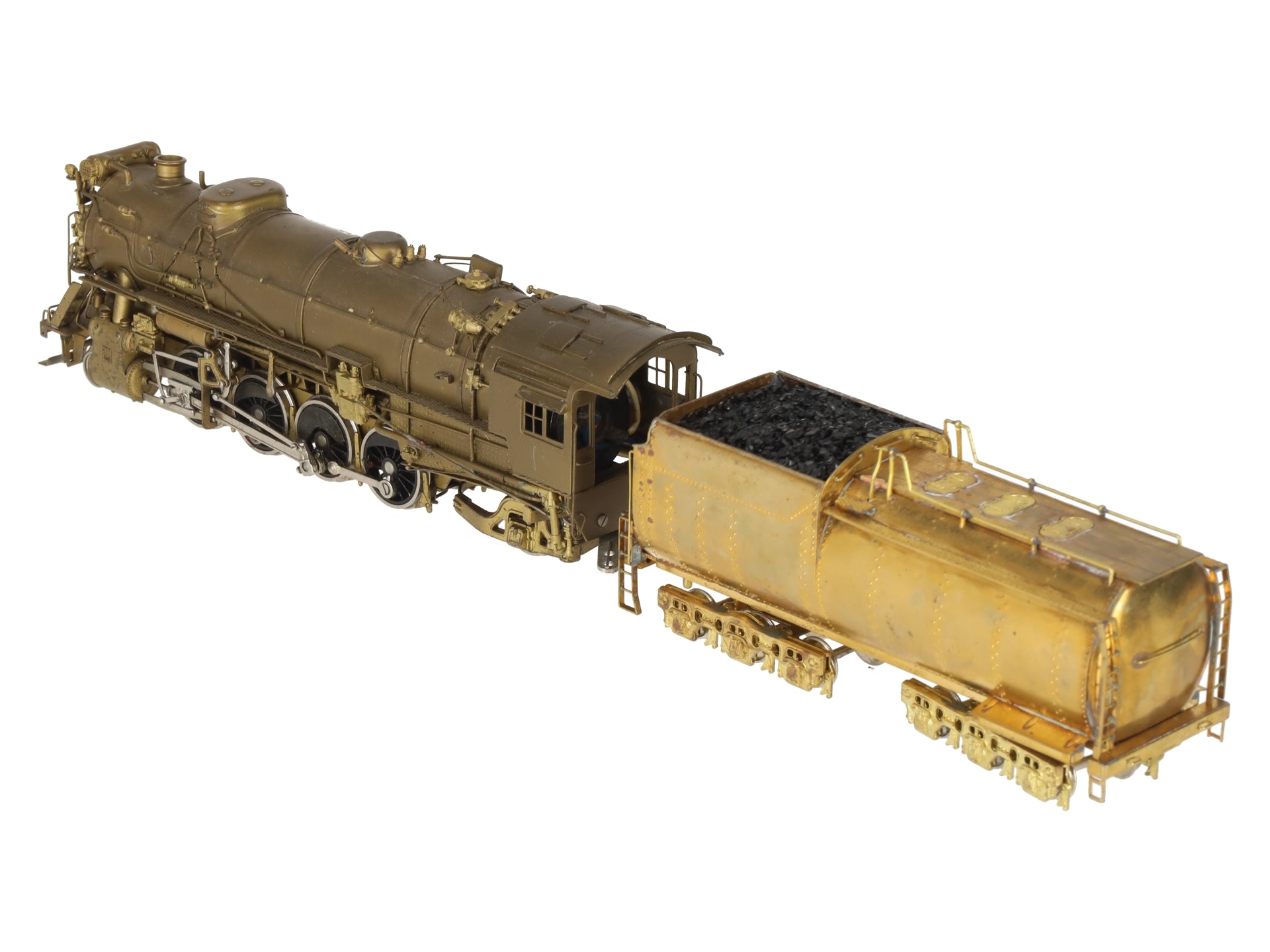 Hallmark Models HO Brass C&O 2-8-2 K-2 Steam Locomotive & Tender EX/Box