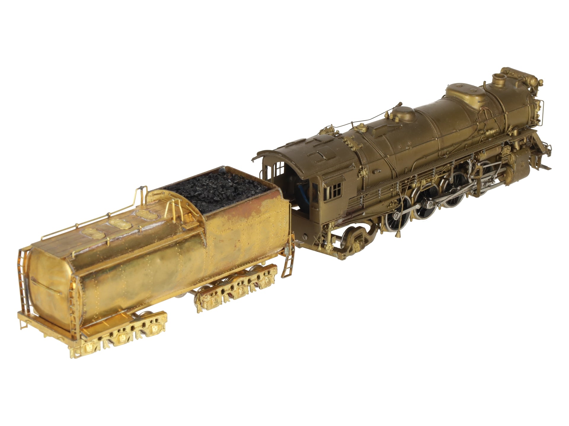 Hallmark Models HO Brass C&O 2-8-2 K-2 Steam Locomotive & Tender EX/Box